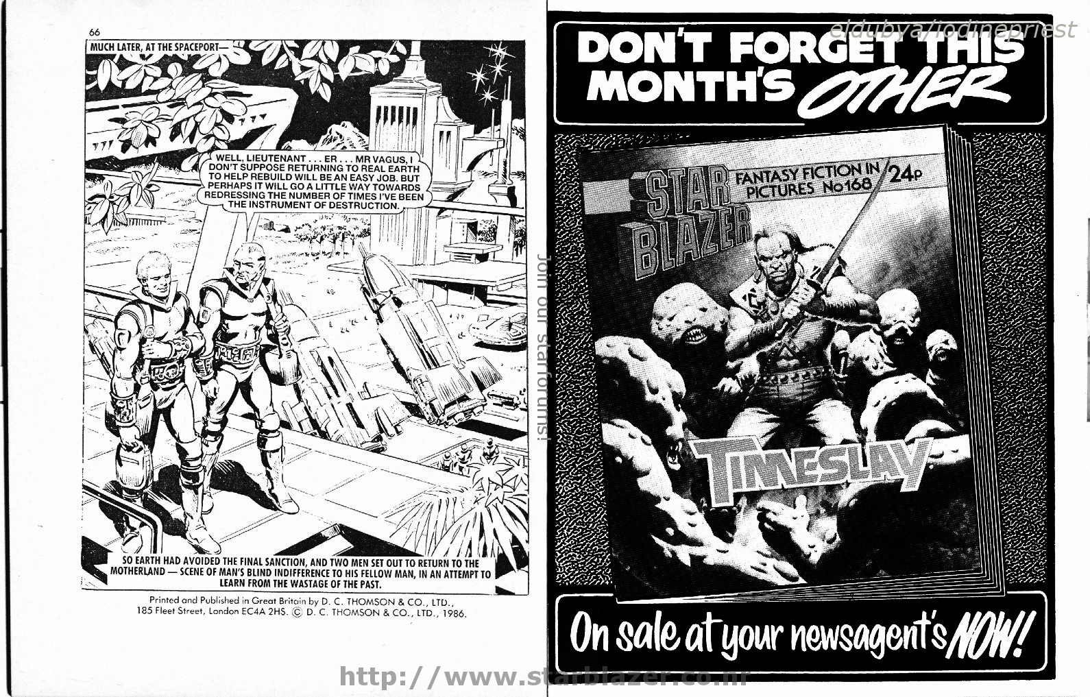 Read online Starblazer comic -  Issue #169 - 35