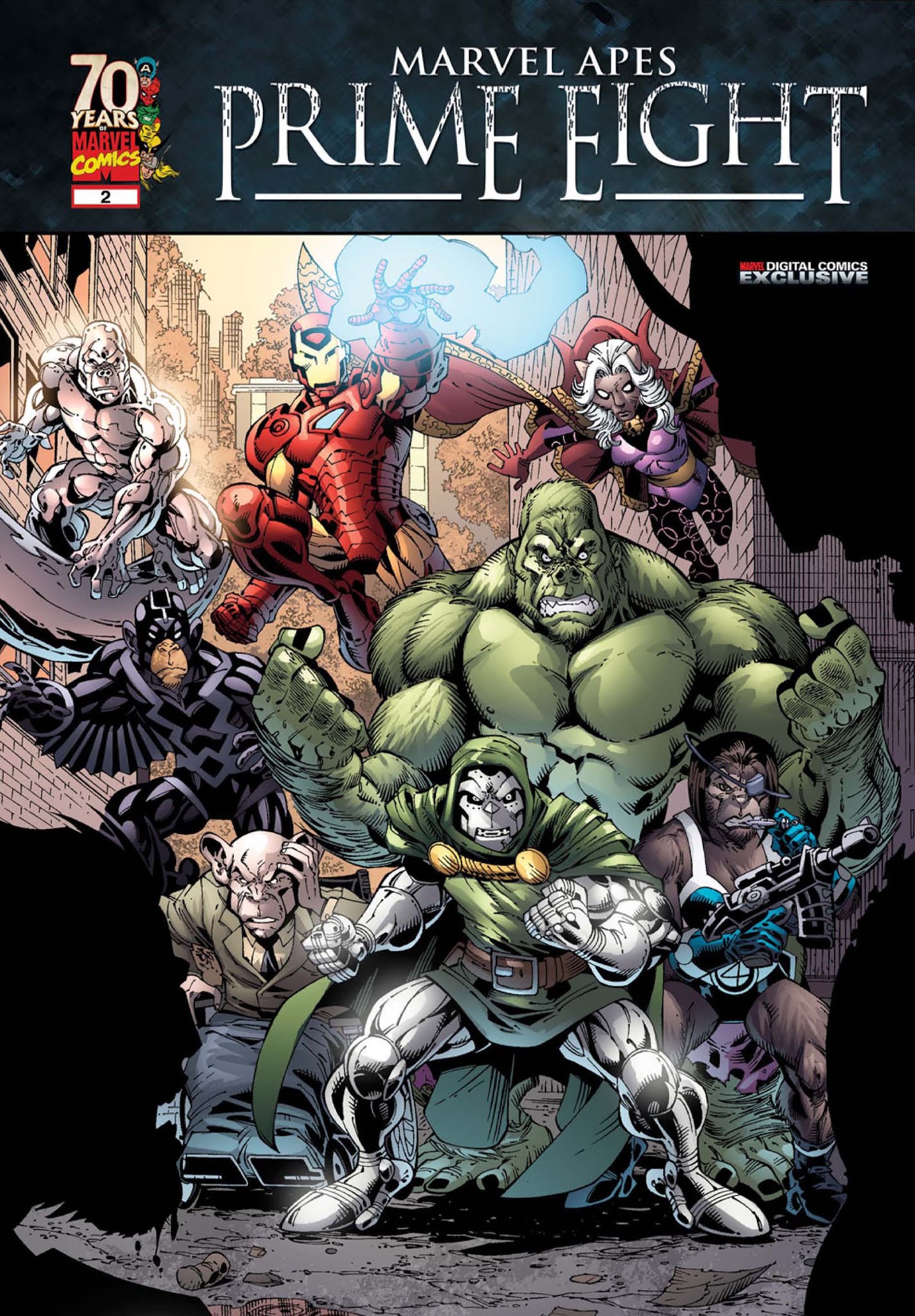 Read online Marvel Apes: Prime Eight comic -  Issue #2 - 1