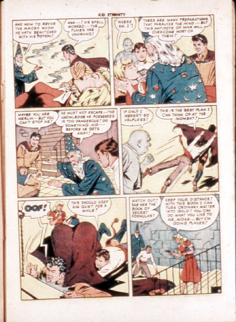 Read online Kid Eternity (1946) comic -  Issue #10 - 11