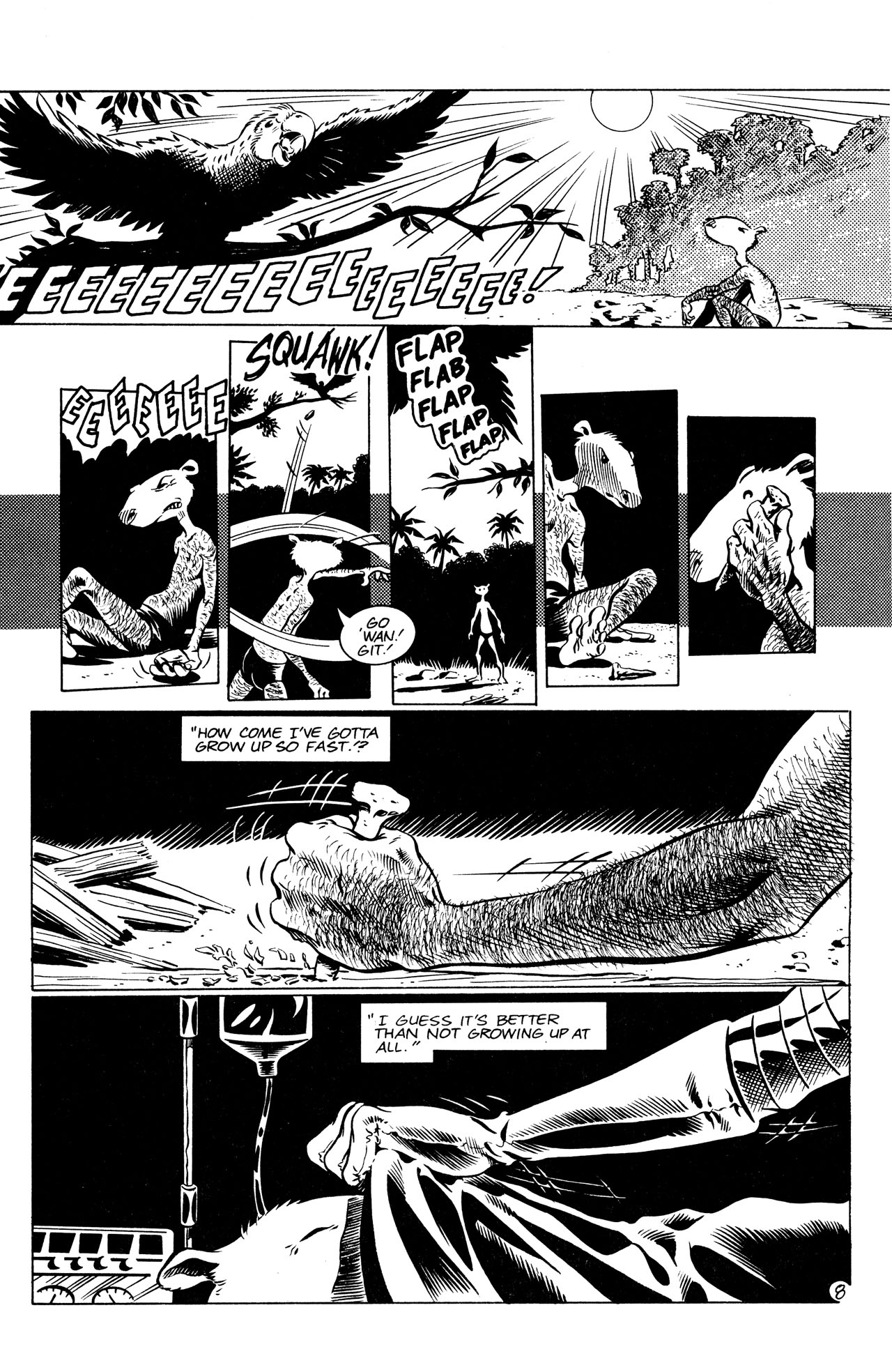 Read online Adolescent Radioactive Black Belt Hamsters comic -  Issue #8 - 9