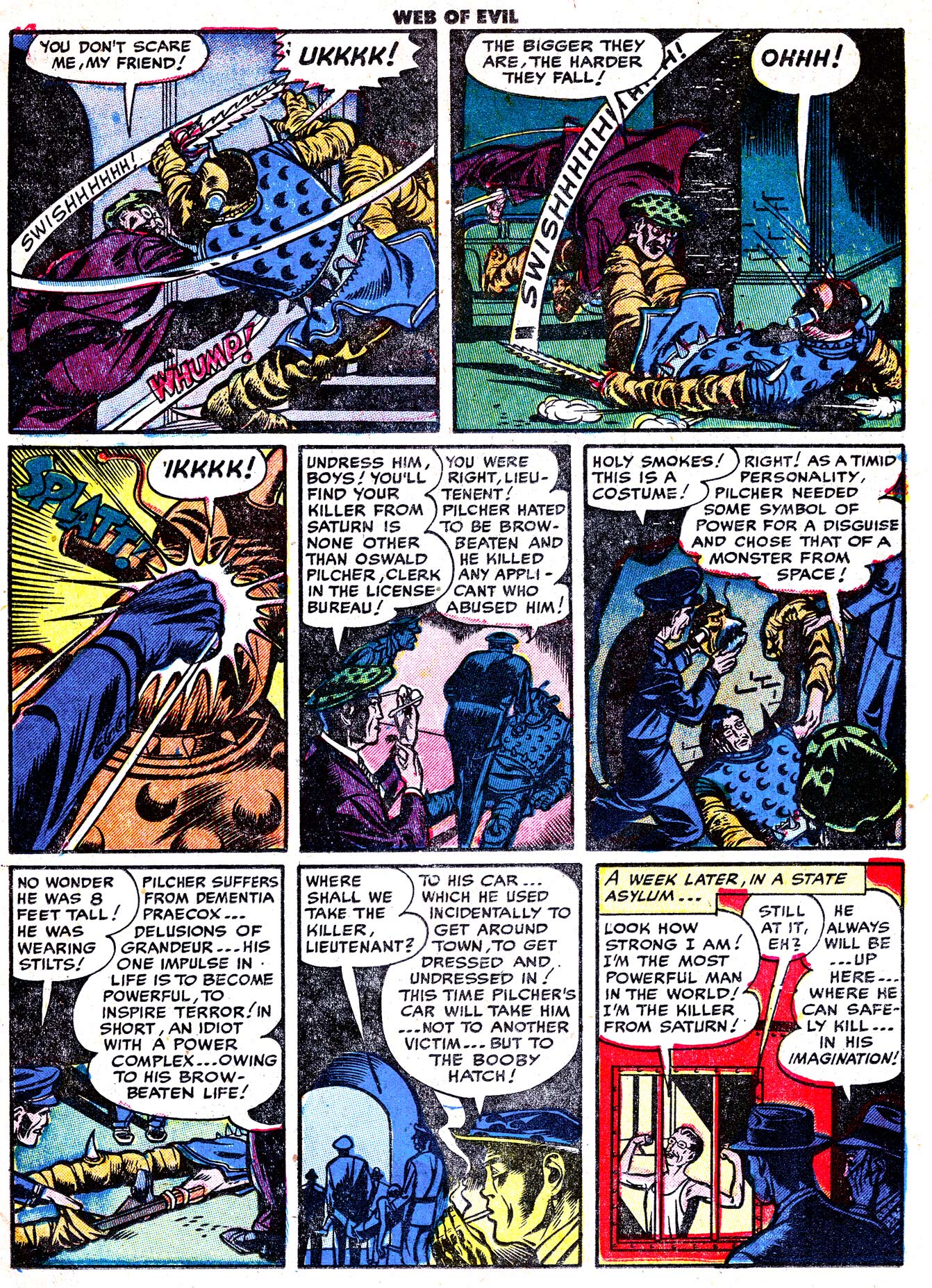 Read online Web of Evil comic -  Issue #3 - 11
