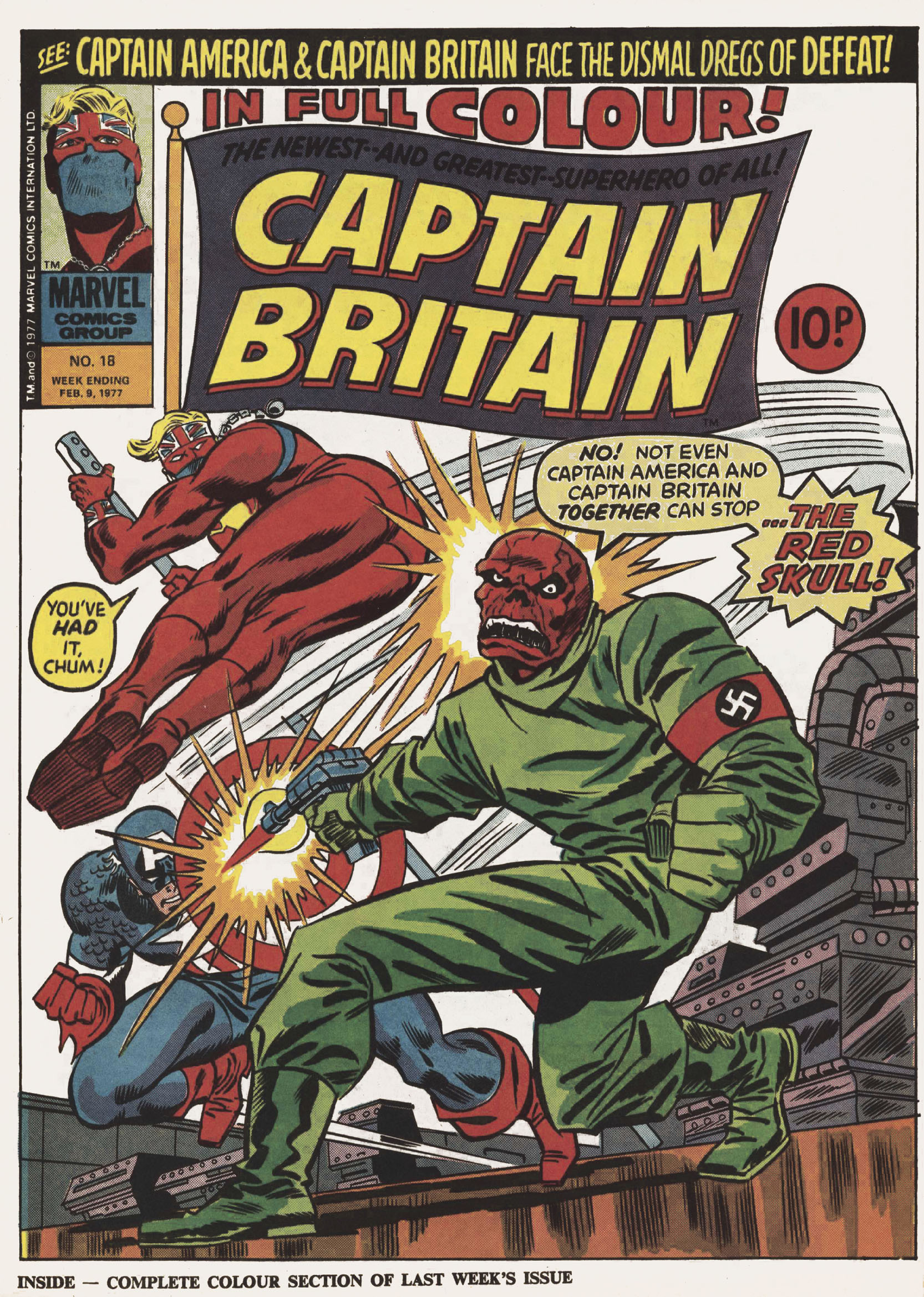 Read online Captain Britain (1976) comic -  Issue #18 - 1