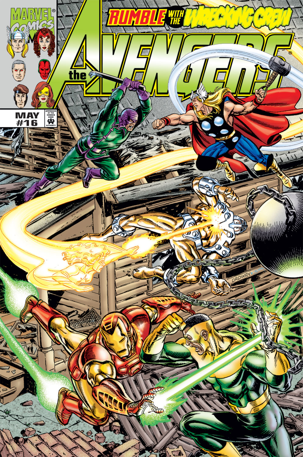 Read online Avengers (1998) comic -  Issue #16 - 1