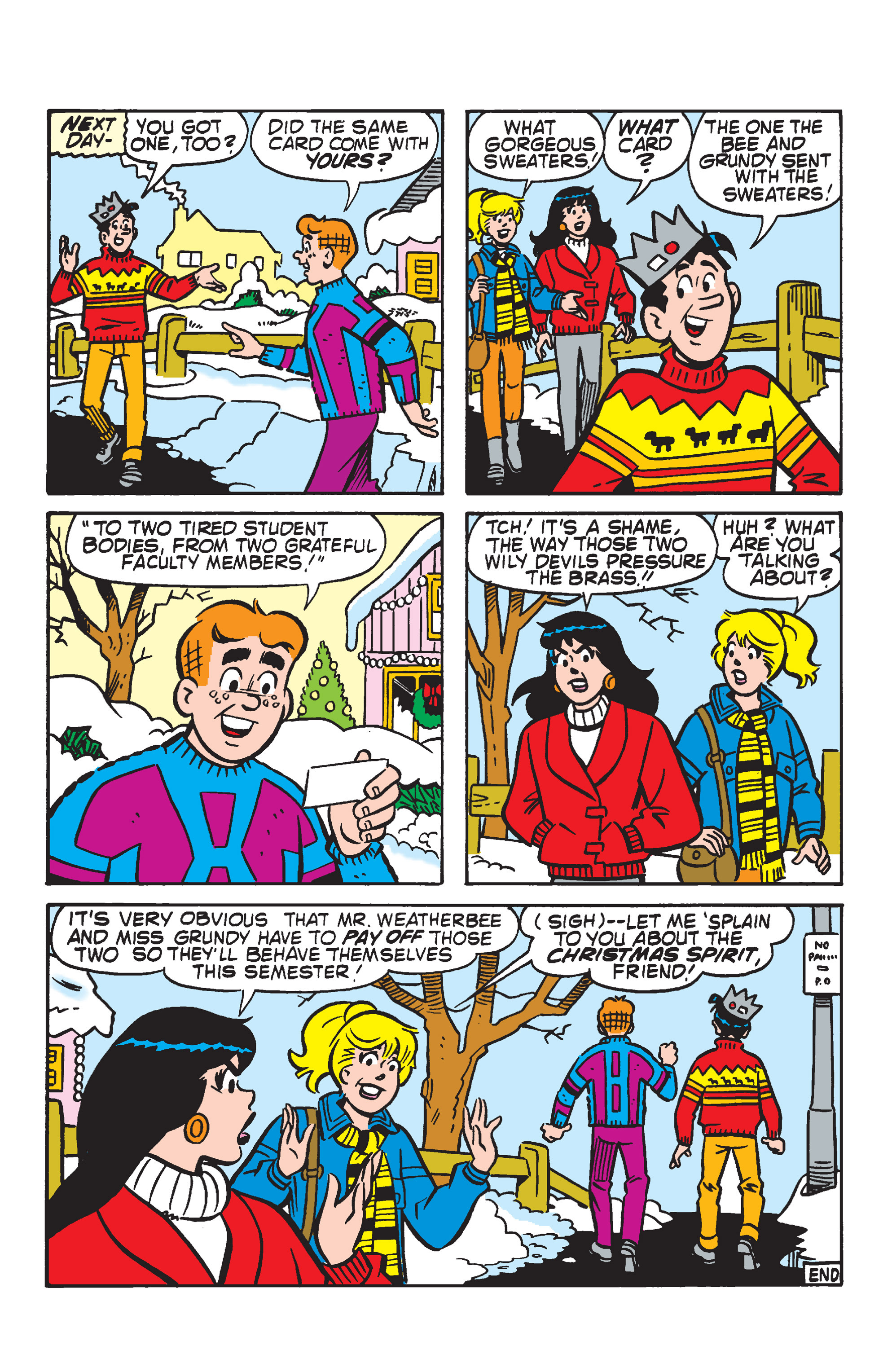 Read online Archie's Christmas Spirit comic -  Issue # TPB - 100