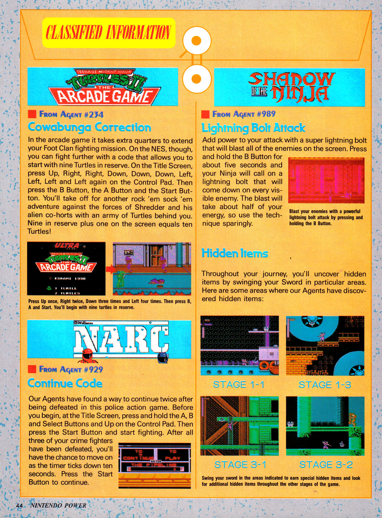 Read online Nintendo Power comic -  Issue #22 - 47