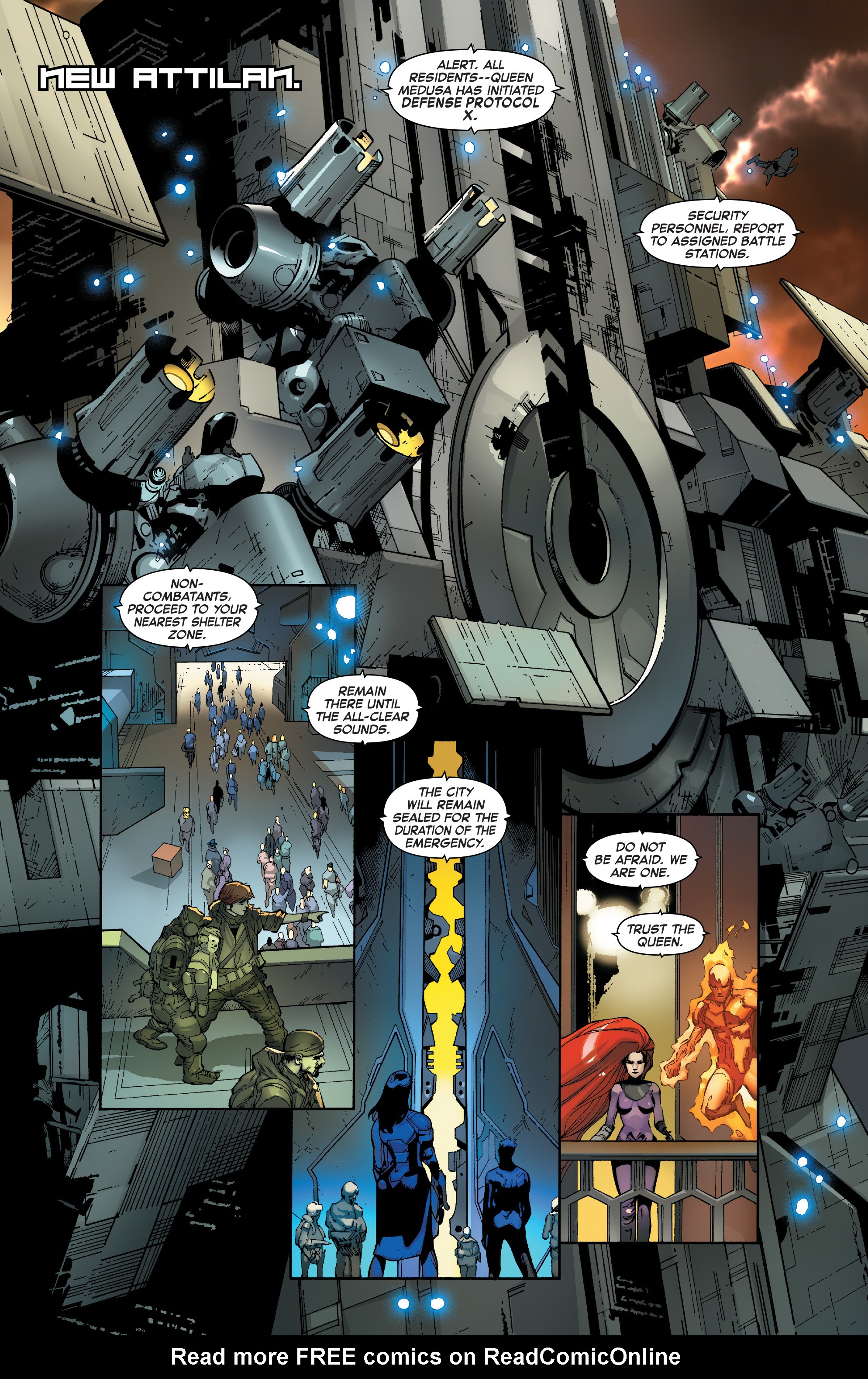 Read online Inhumans Vs. X-Men comic -  Issue #2 - 4