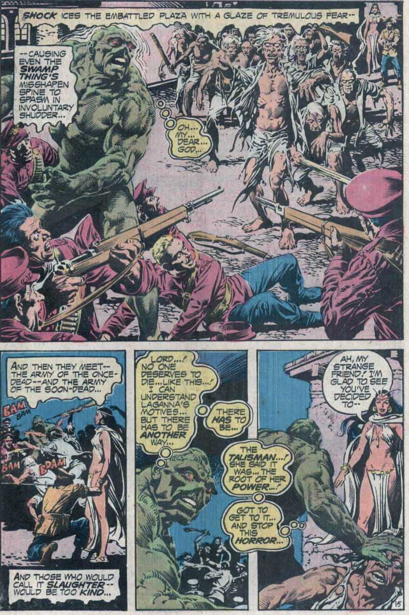 Read online Swamp Thing (1972) comic -  Issue #16 - 16