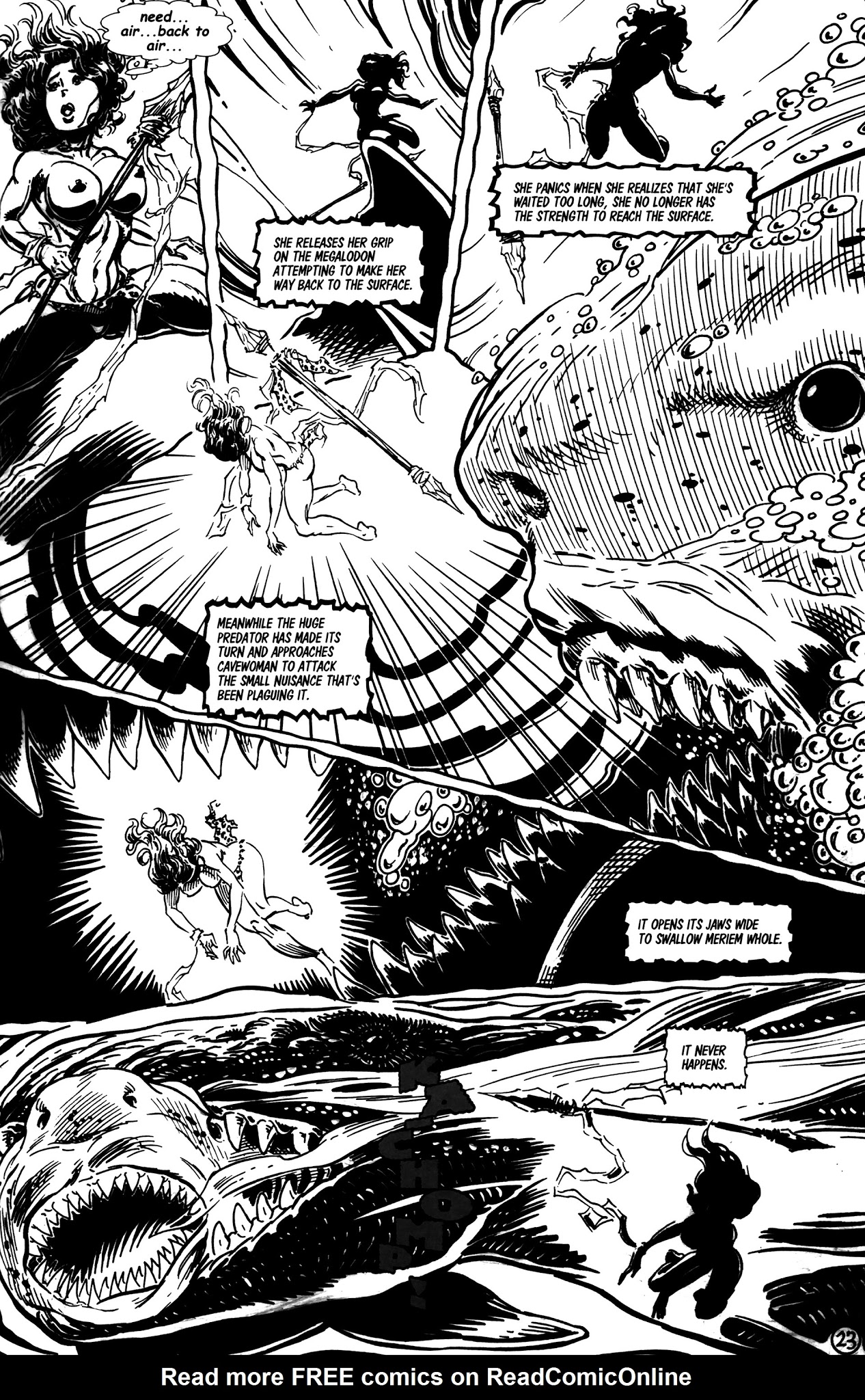 Read online Cavewoman: Sea Monsters comic -  Issue # Full - 25