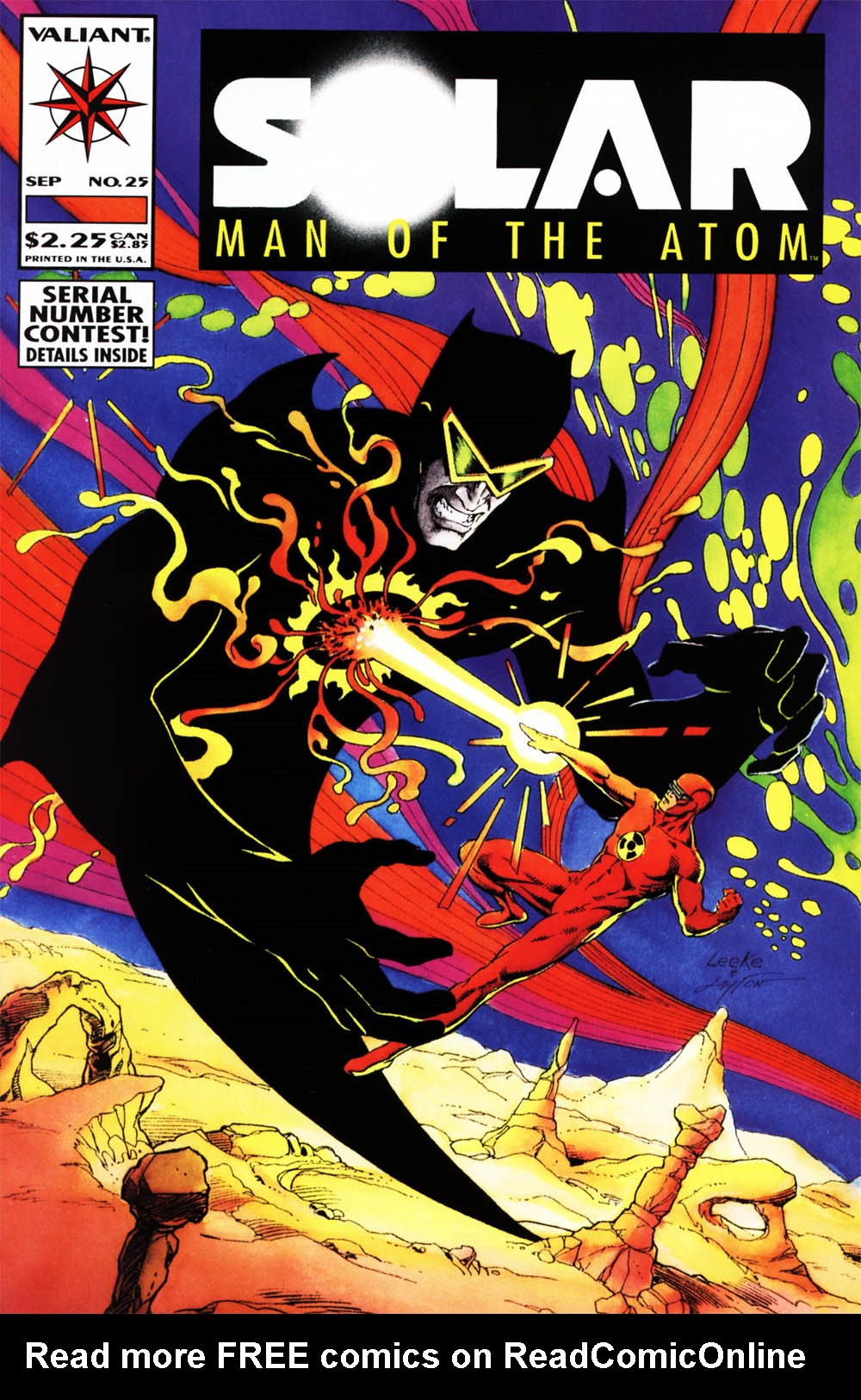 Read online Solar, Man of the Atom comic -  Issue #25 - 1