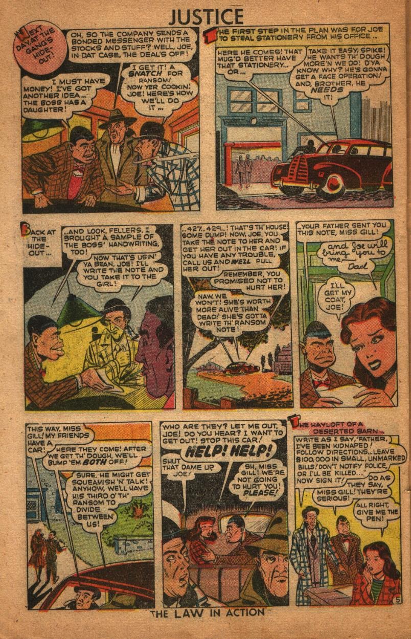 Read online Justice Comics (1948) comic -  Issue #6 - 34