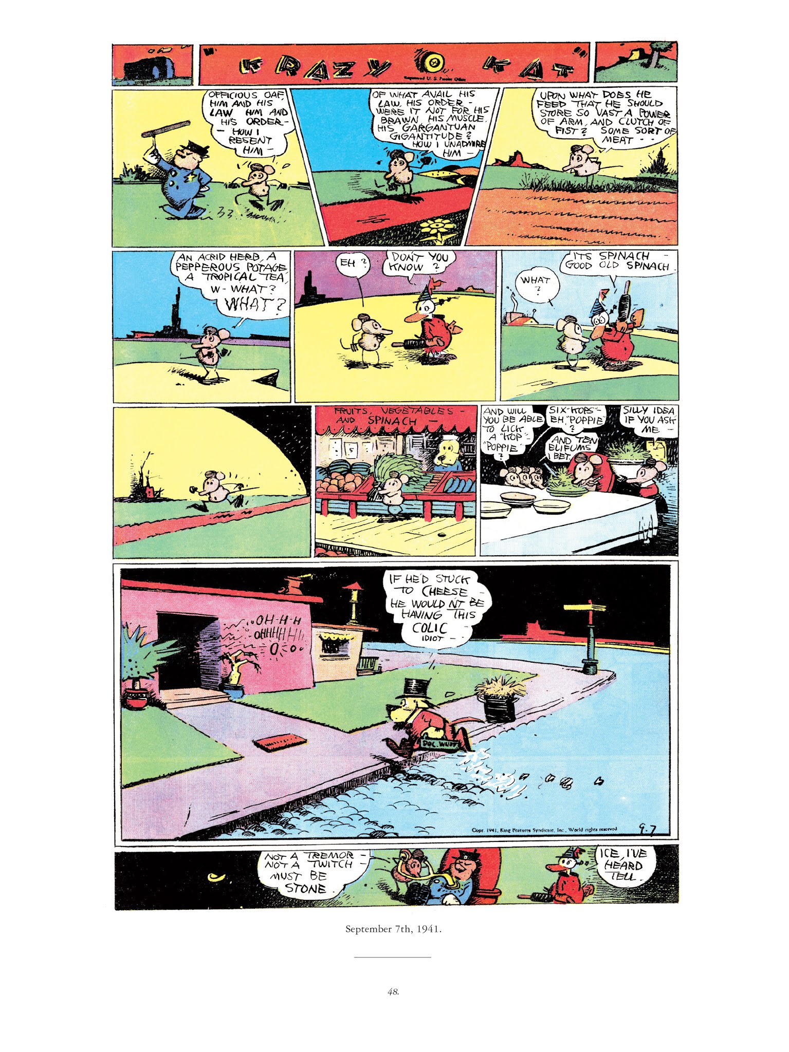 Read online Krazy & Ignatz comic -  Issue # TPB 12 - 47