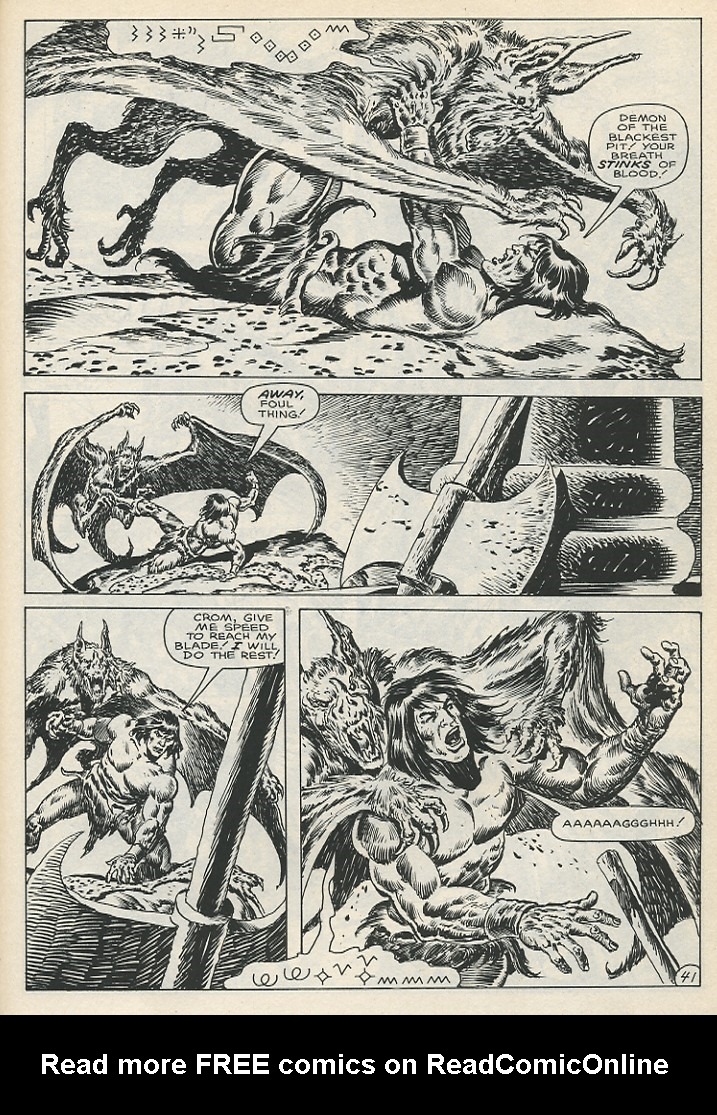 Read online The Savage Sword Of Conan comic -  Issue #141 - 47