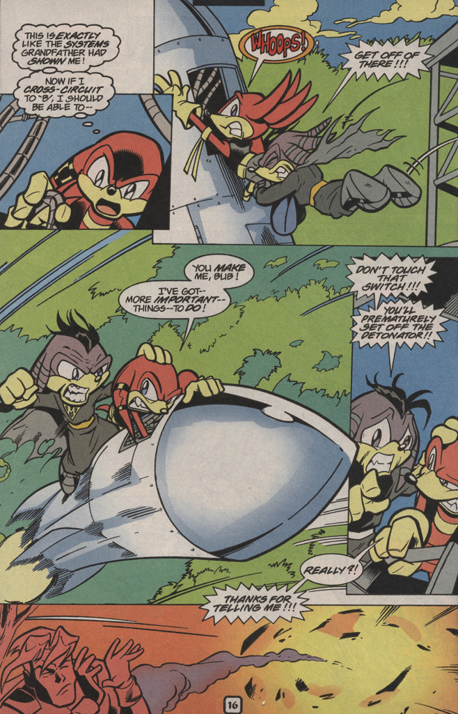 Read online Knuckles the Echidna comic -  Issue #25 - 22