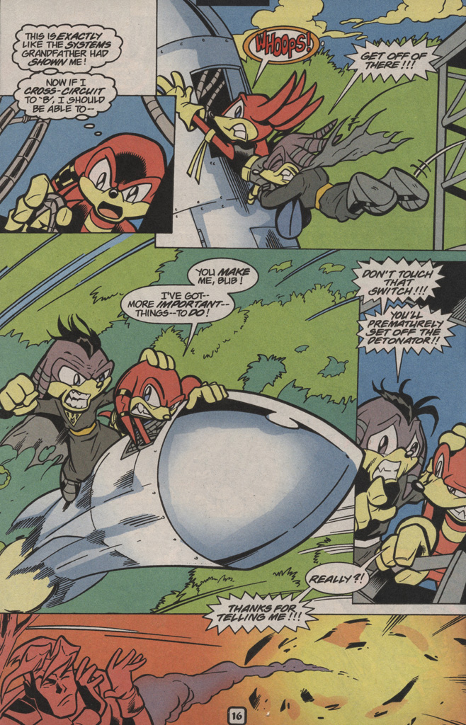 Read online Knuckles the Echidna comic -  Issue #25 - 22