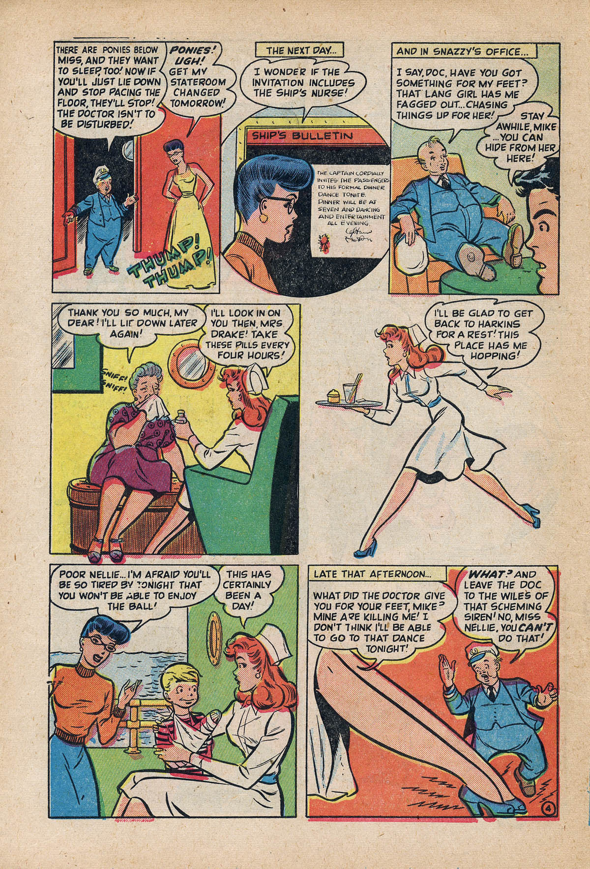 Read online Nellie The Nurse (1945) comic -  Issue #27 - 6
