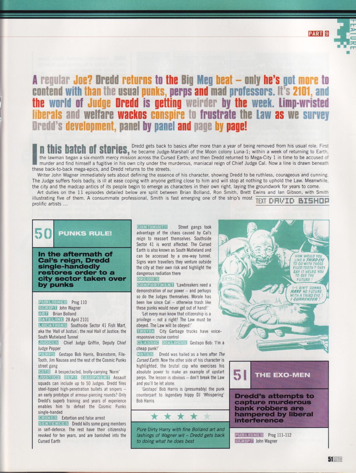 Read online Judge Dredd Megazine (Vol. 5) comic -  Issue #222 - 51