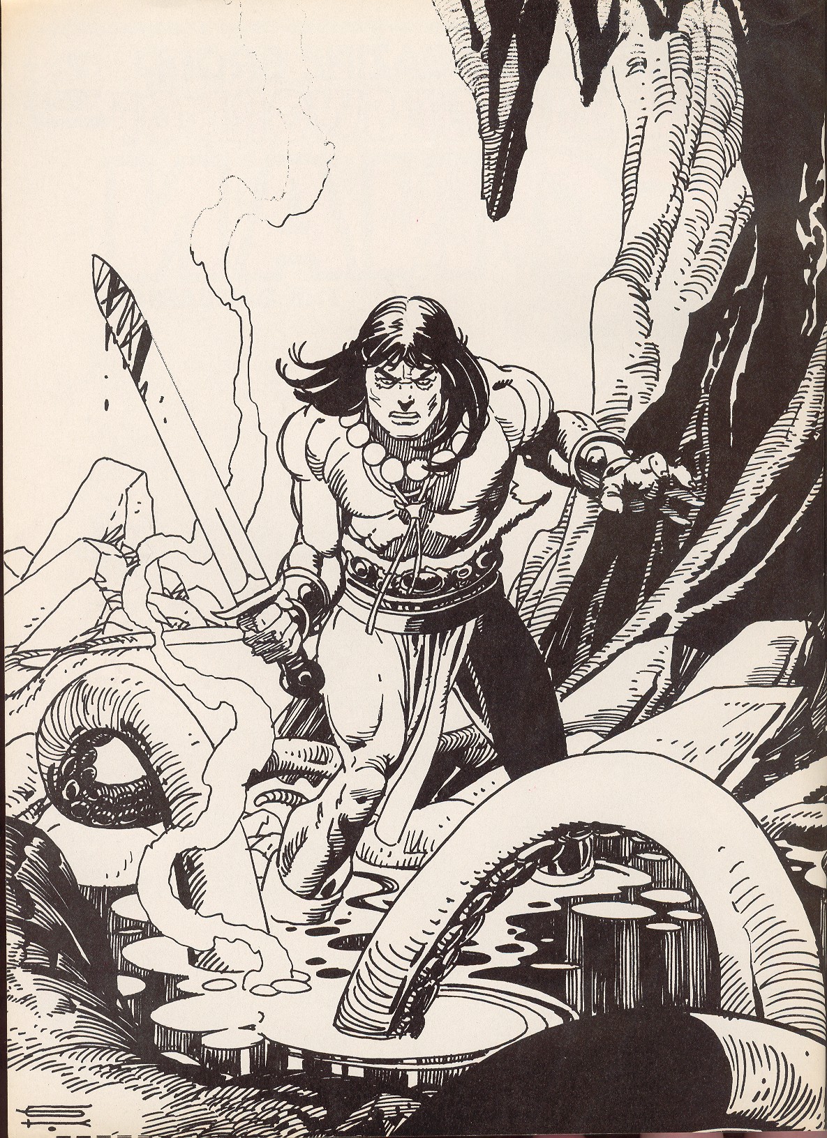 Read online The Savage Sword Of Conan comic -  Issue #70 - 2