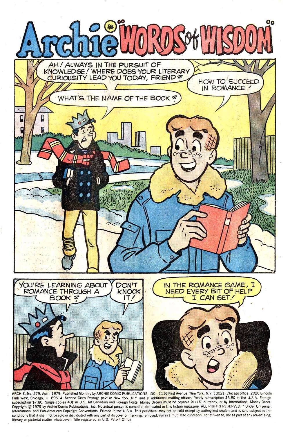Read online Archie (1960) comic -  Issue #279 - 3