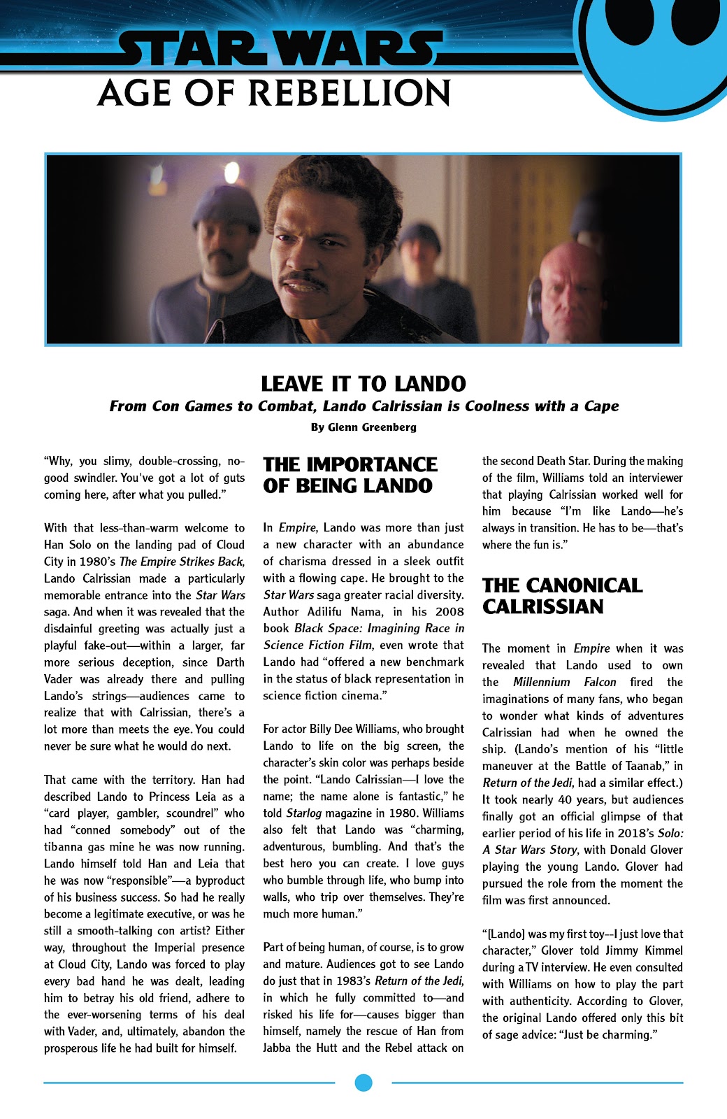 Star Wars: Age Of Rebellion (2019) issue Lando Calrissian - Page 24