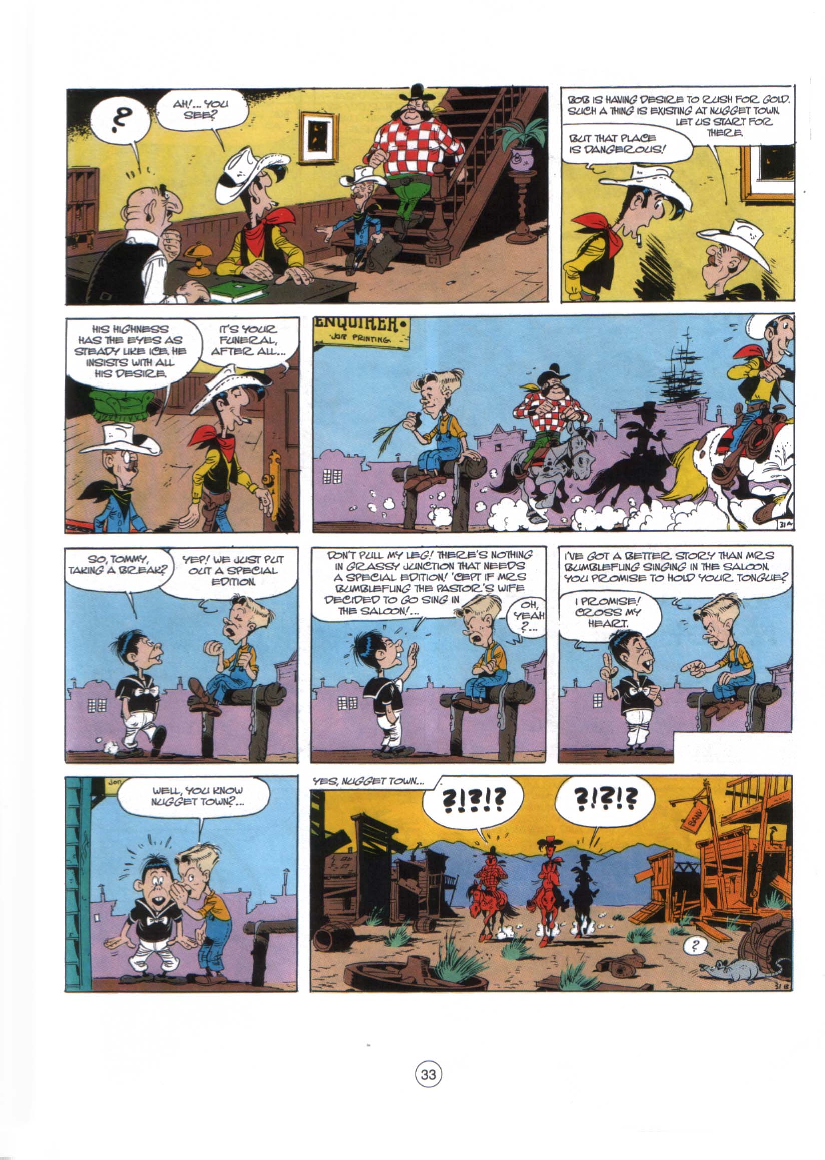 Read online A Lucky Luke Adventure comic -  Issue #29 - 32