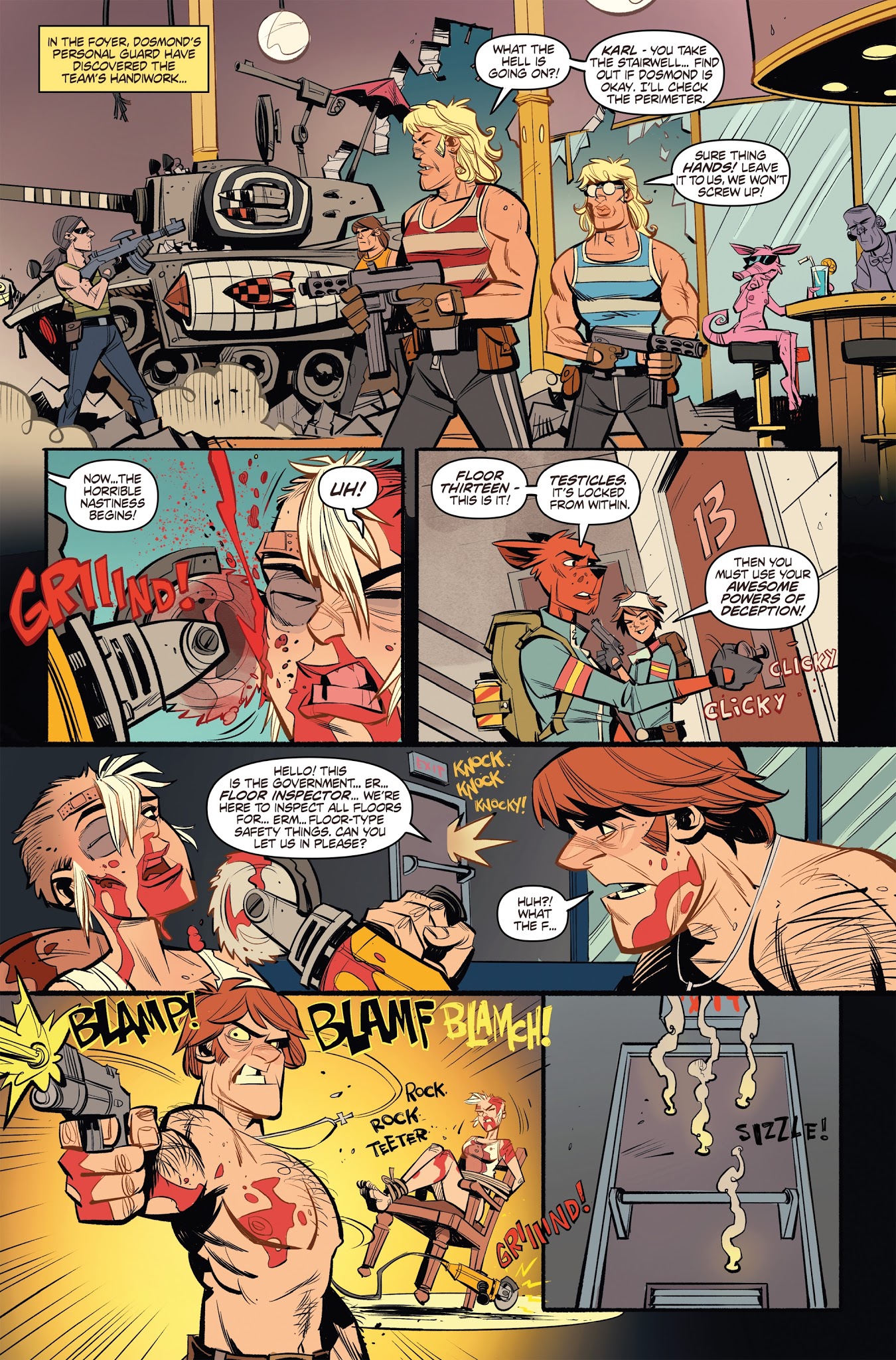 Read online The Wonderful World of Tank Girl comic -  Issue #1 - 20