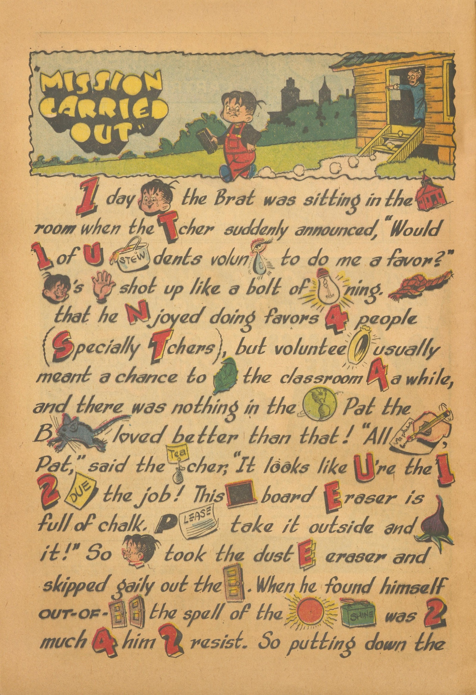 Read online Pat the Brat comic -  Issue #25 - 26