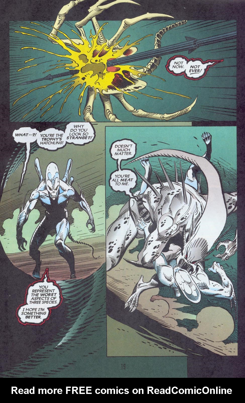 Read online Aliens/Predator: The Deadliest of the Species comic -  Issue #12 - 17