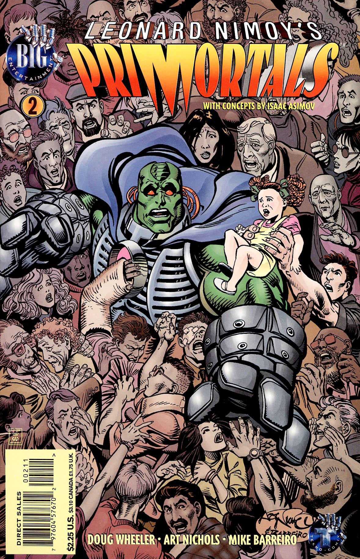 Read online Leonard Nimoy's Primortals (1996) comic -  Issue #2 - 1