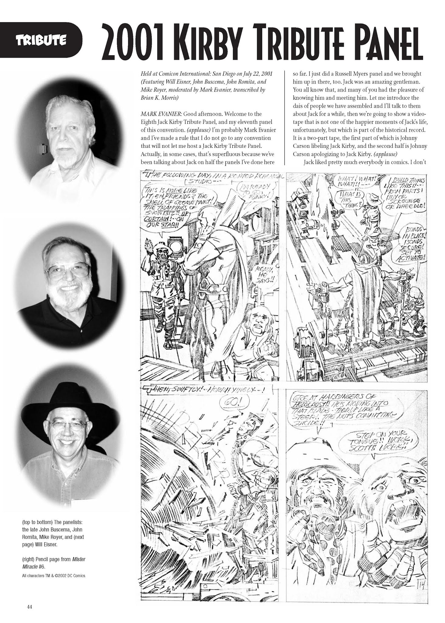 Read online The Jack Kirby Collector comic -  Issue #35 - 40