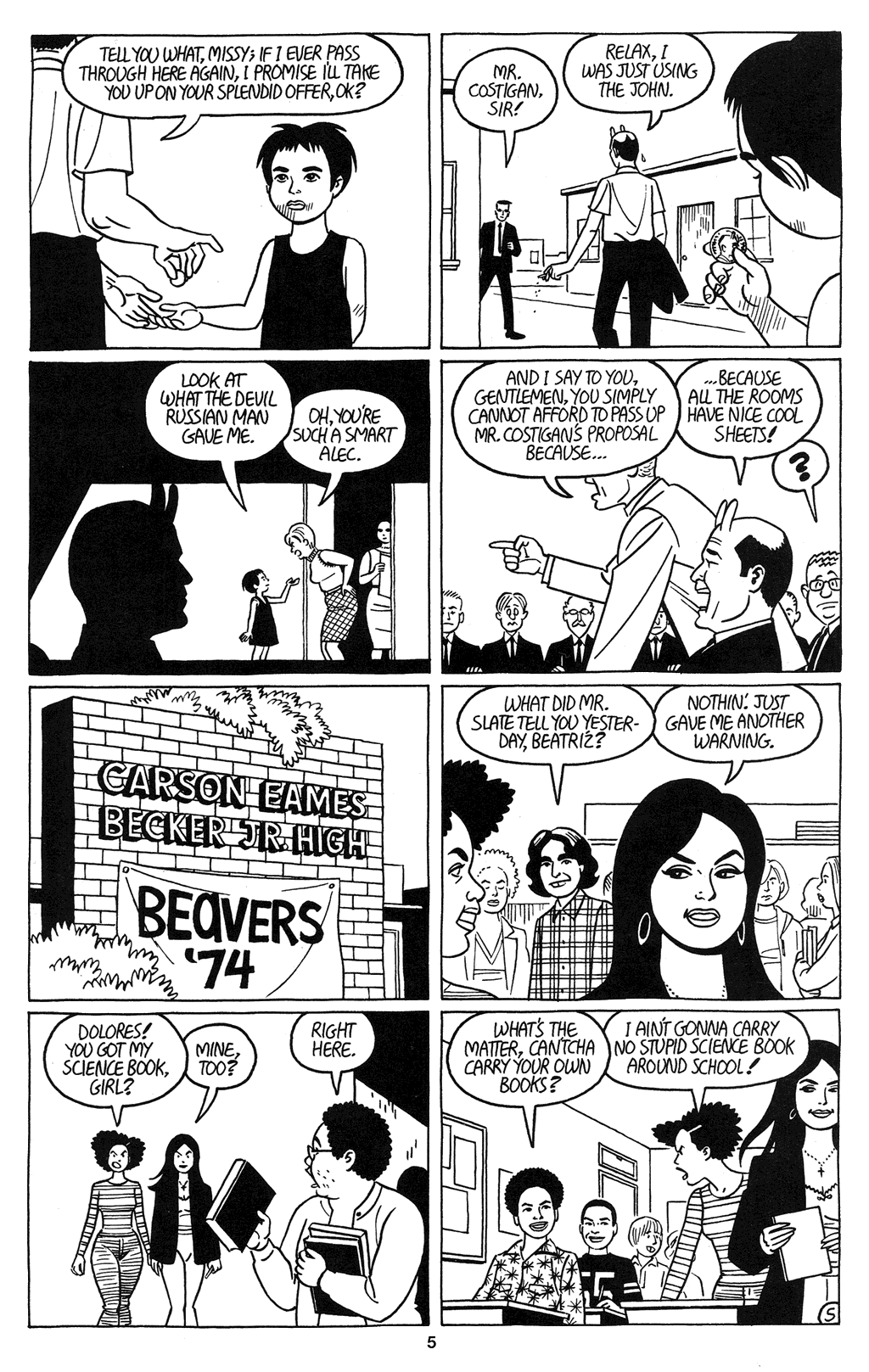 Read online Love and Rockets (2001) comic -  Issue #5 - 7