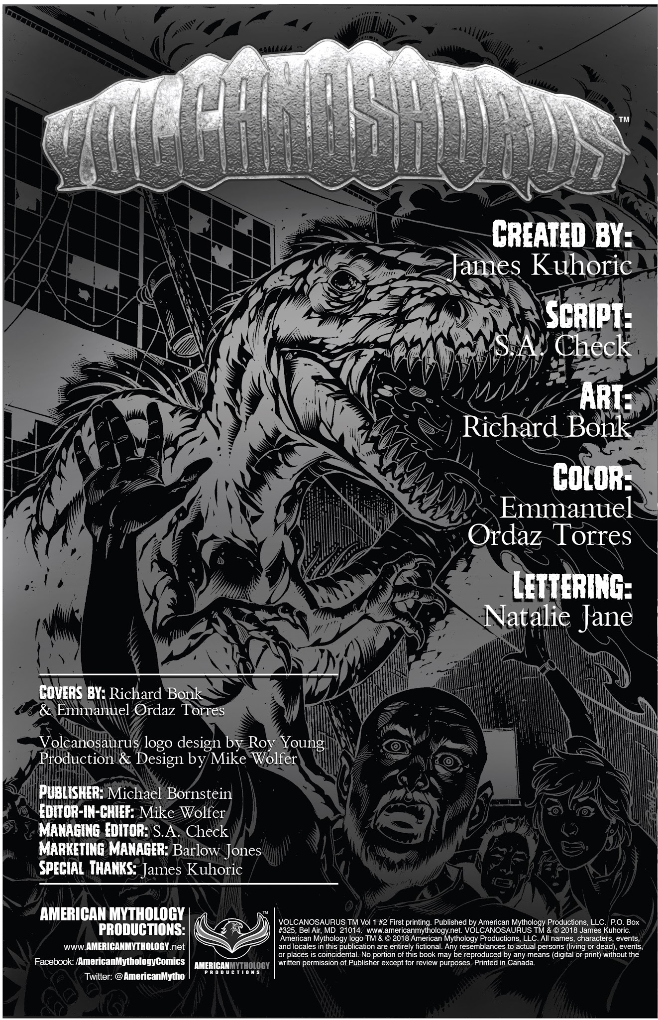 Read online Volcanosaurus comic -  Issue #2 - 2