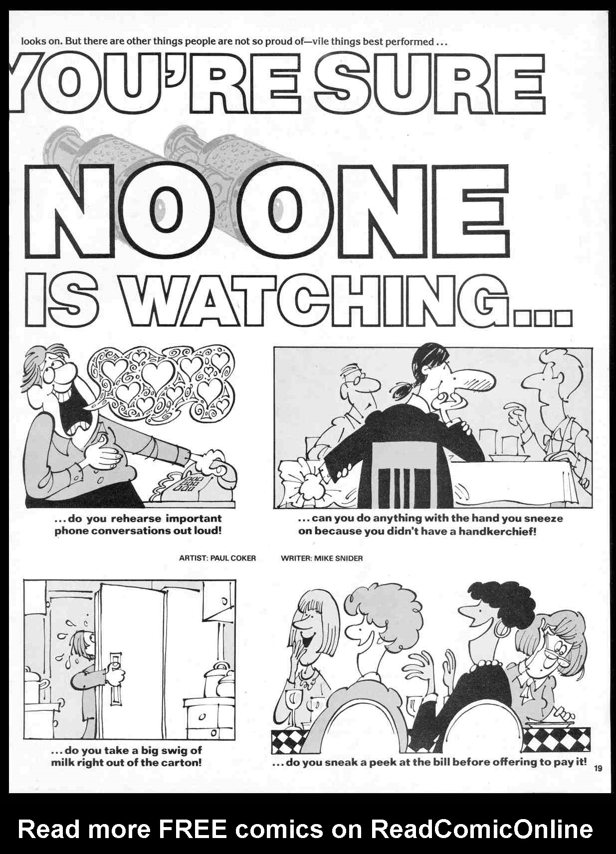 Read online MAD comic -  Issue #306 - 21