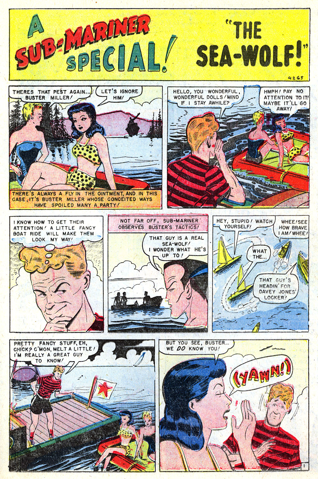 Read online Sub-Mariner Comics comic -  Issue #31 - 16