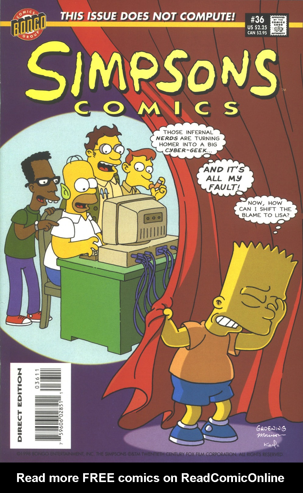 Read online Simpsons Comics comic -  Issue #36 - 1