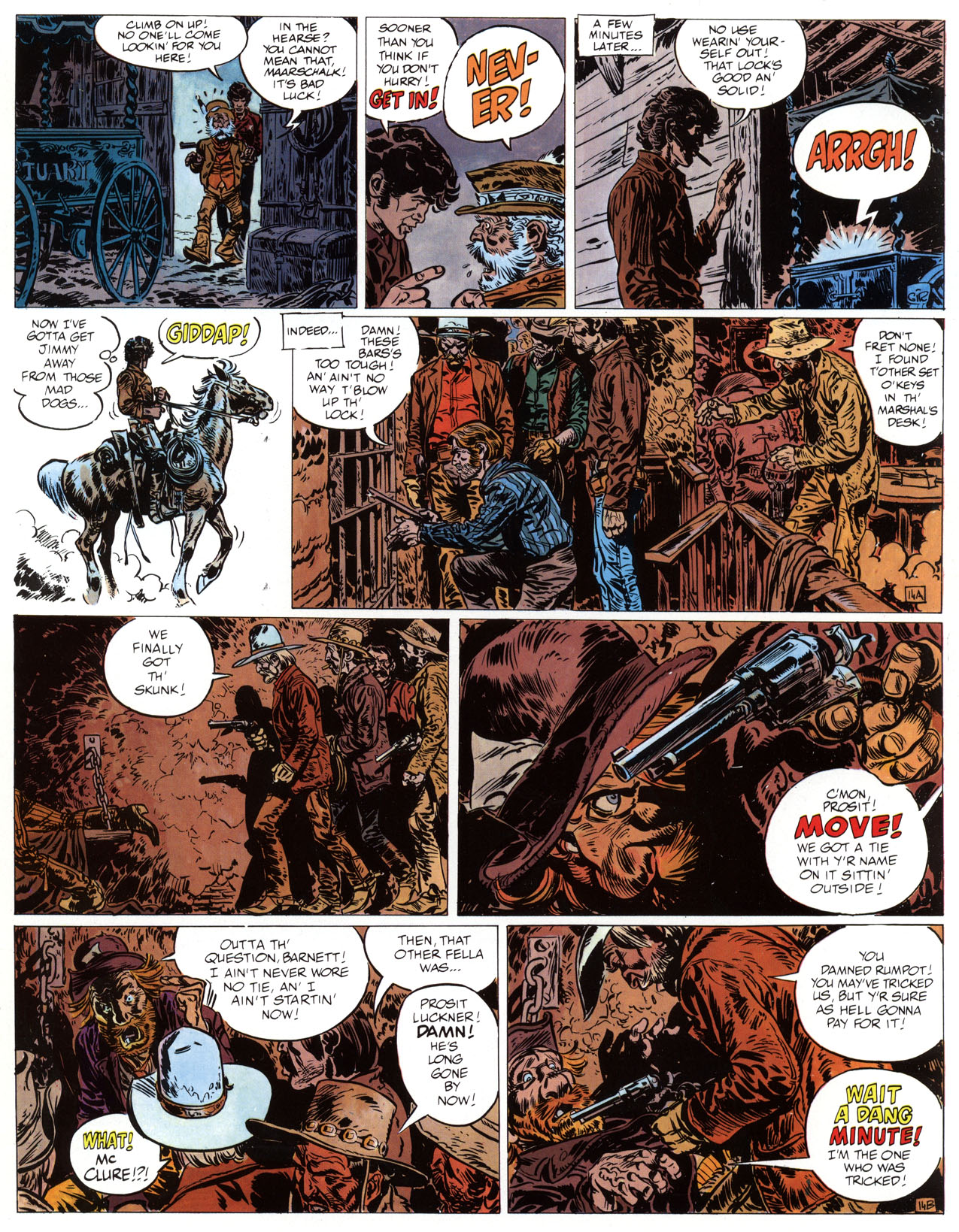 Read online Epic Graphic Novel: Marshal Blueberry comic -  Issue # TPB - 18