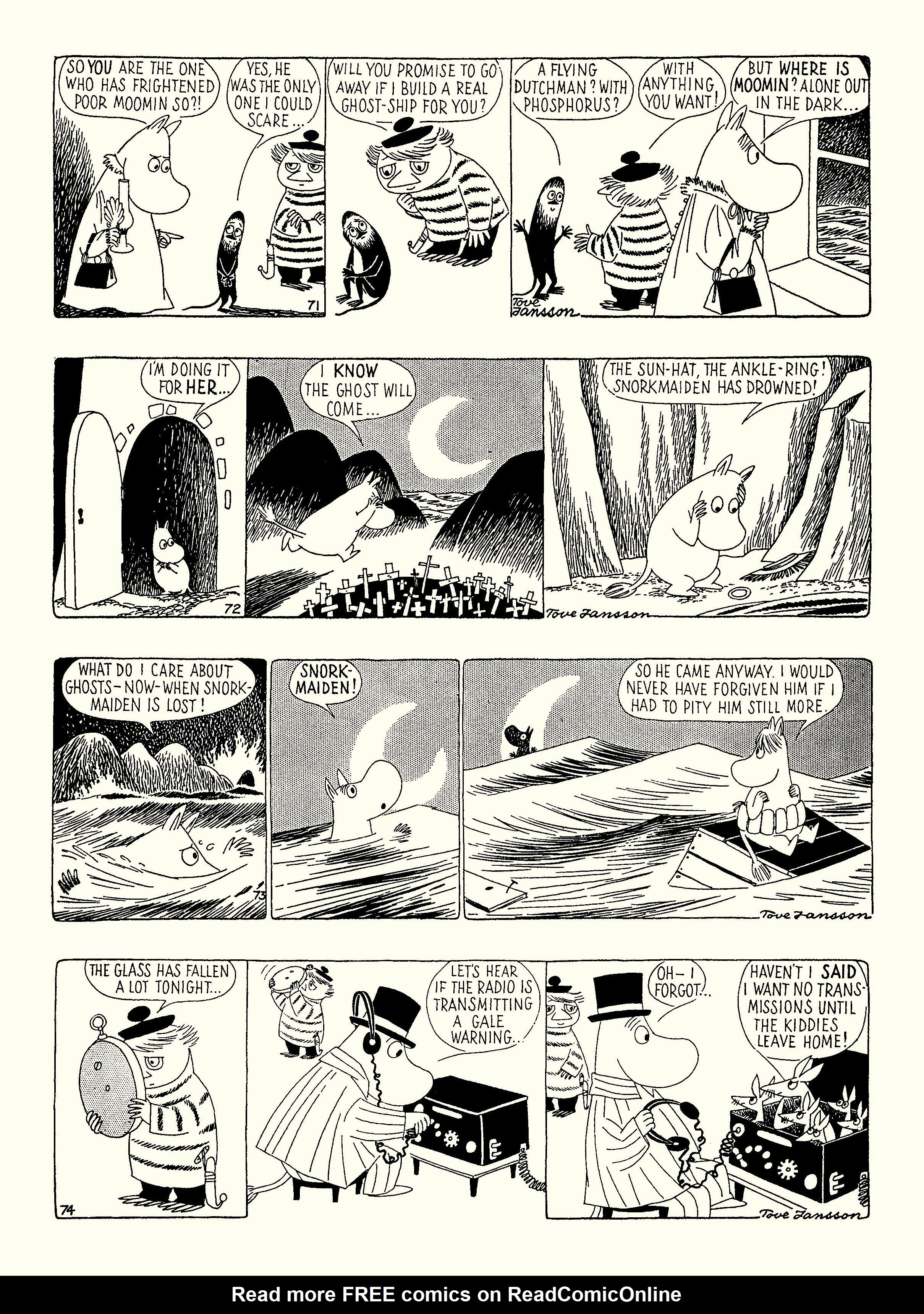 Read online Moomin: The Complete Tove Jansson Comic Strip comic -  Issue # TPB 3 - 73