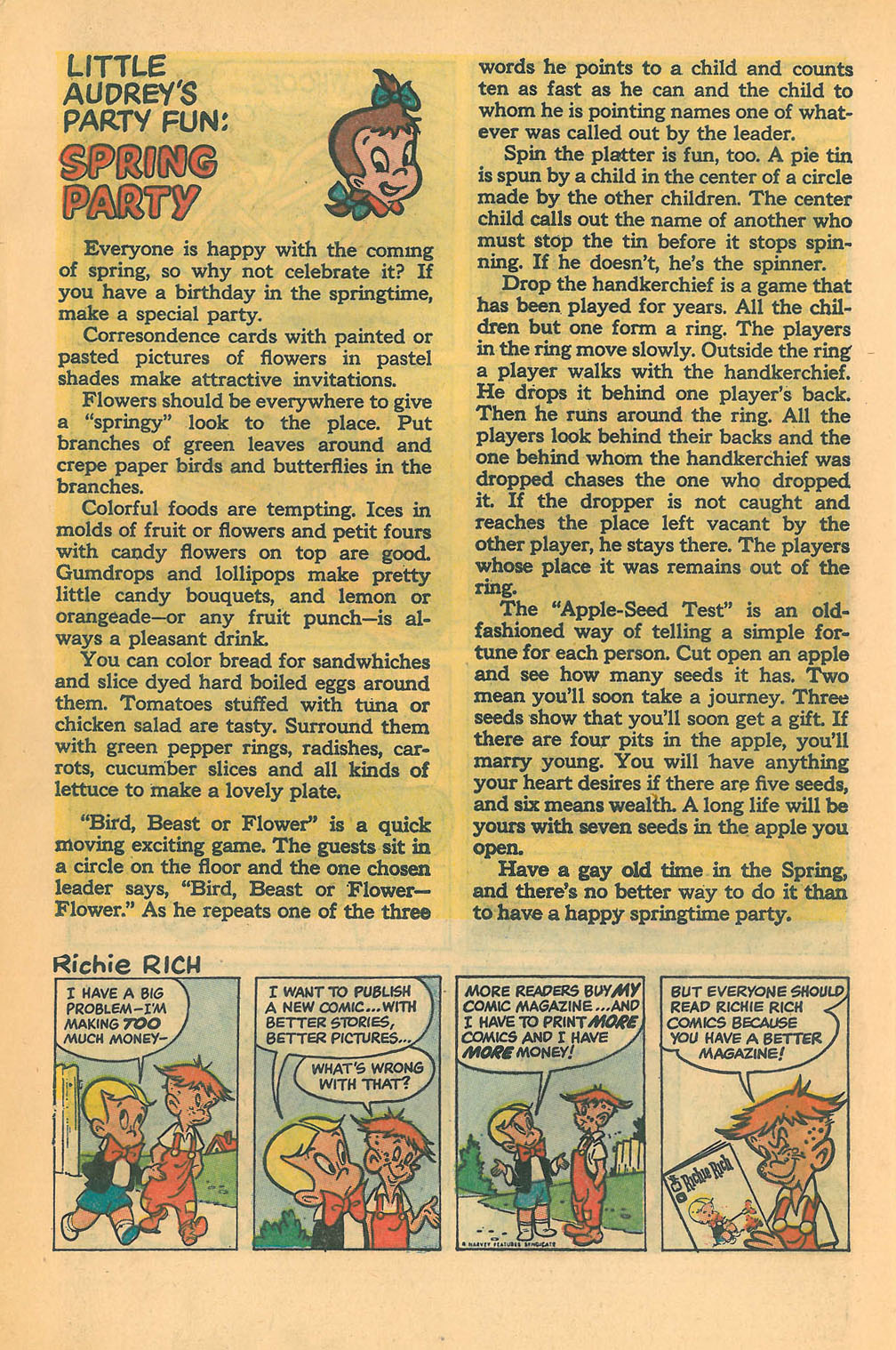 Read online Little Audrey And Melvin comic -  Issue #13 - 25
