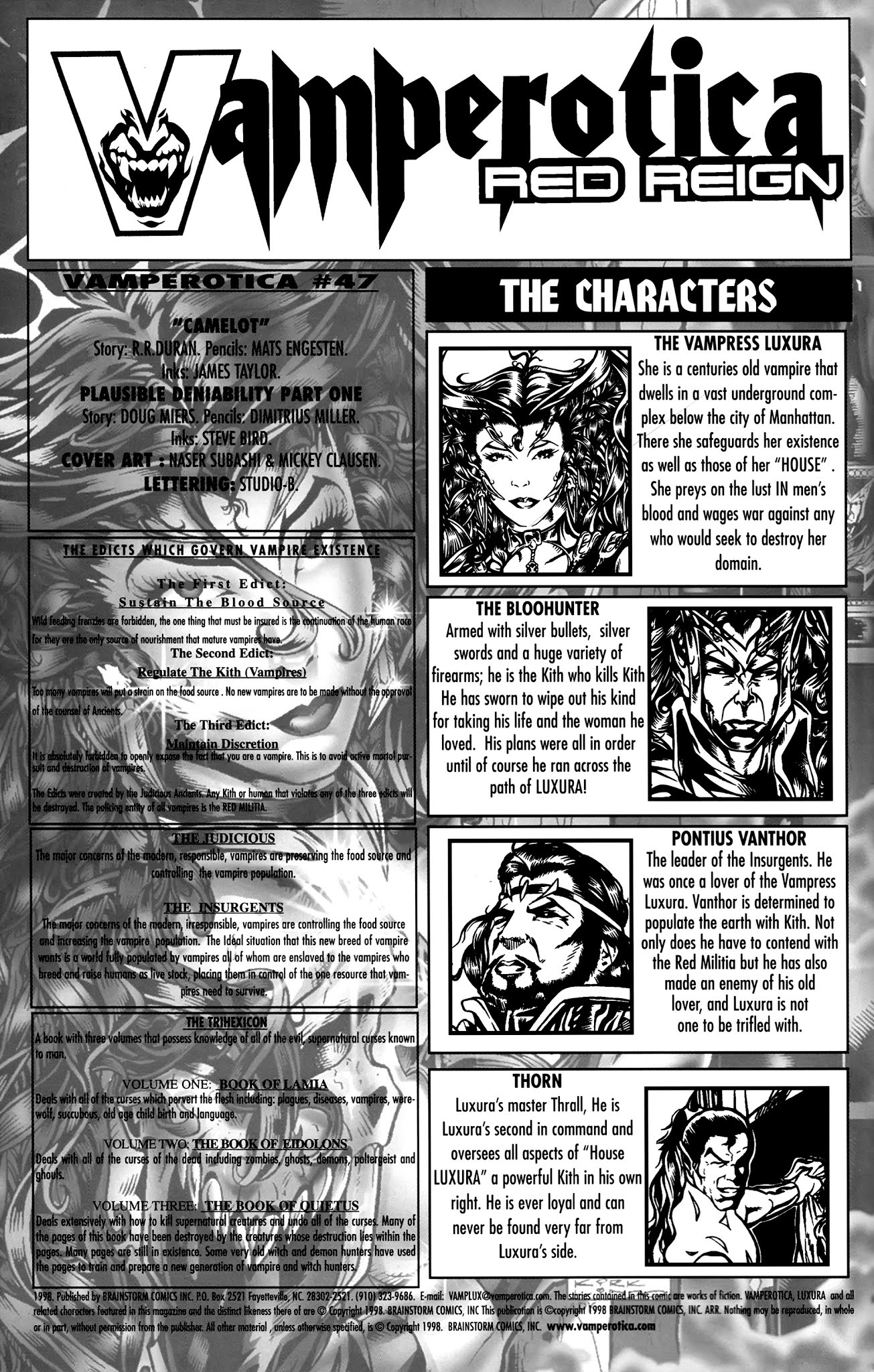 Read online Vamperotica comic -  Issue #47 - 2