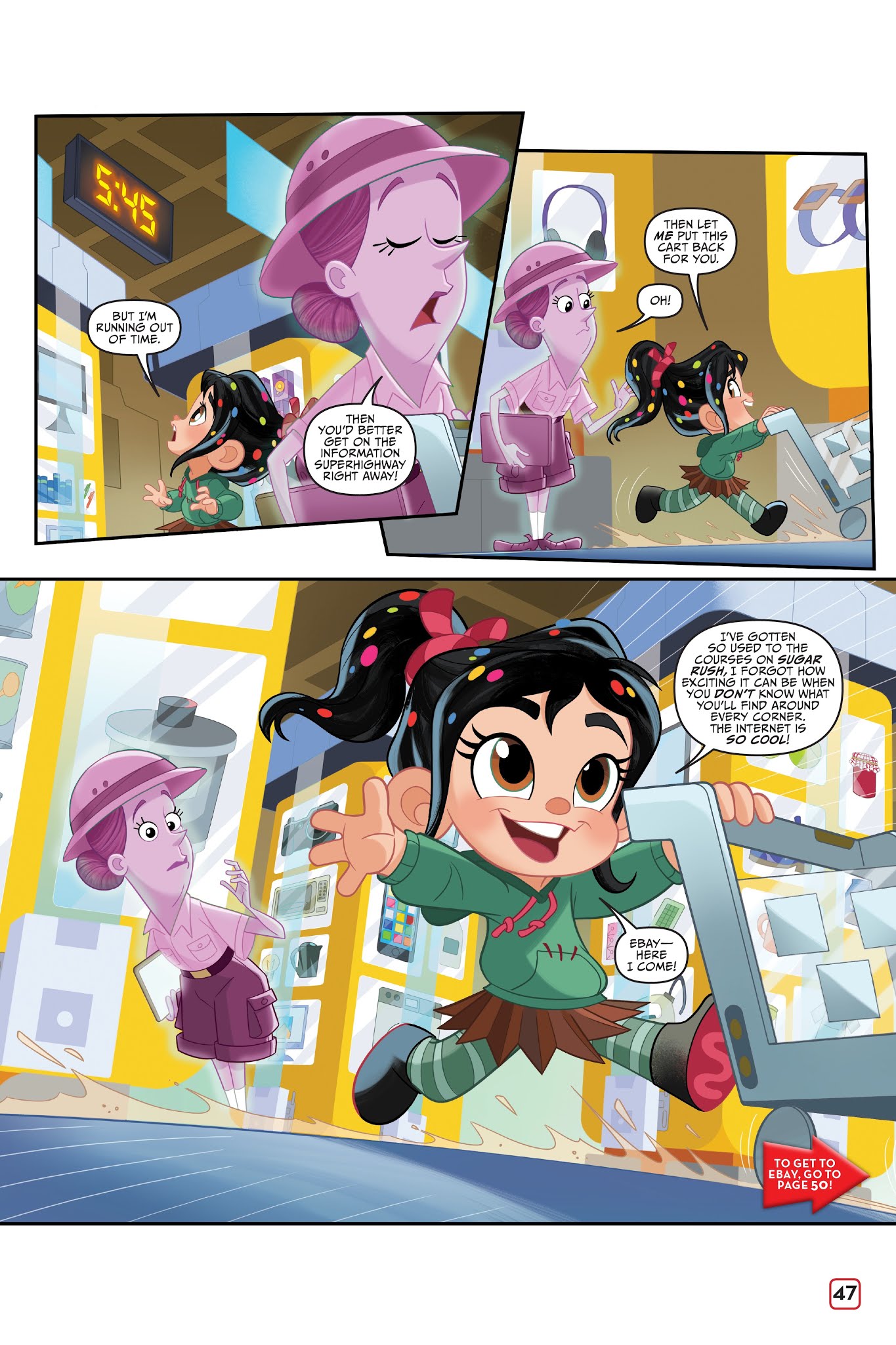Read online Disney Ralph Breaks the Internet: Click Start- Select-Your-Story Adventure comic -  Issue # Full - 44
