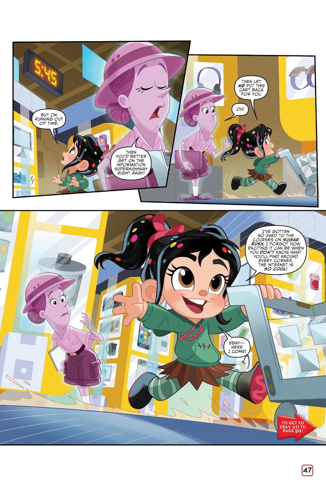 Disney Ralph Breaks the Internet: Click Start- Select-Your-Story Adventure issue Full - Page 44