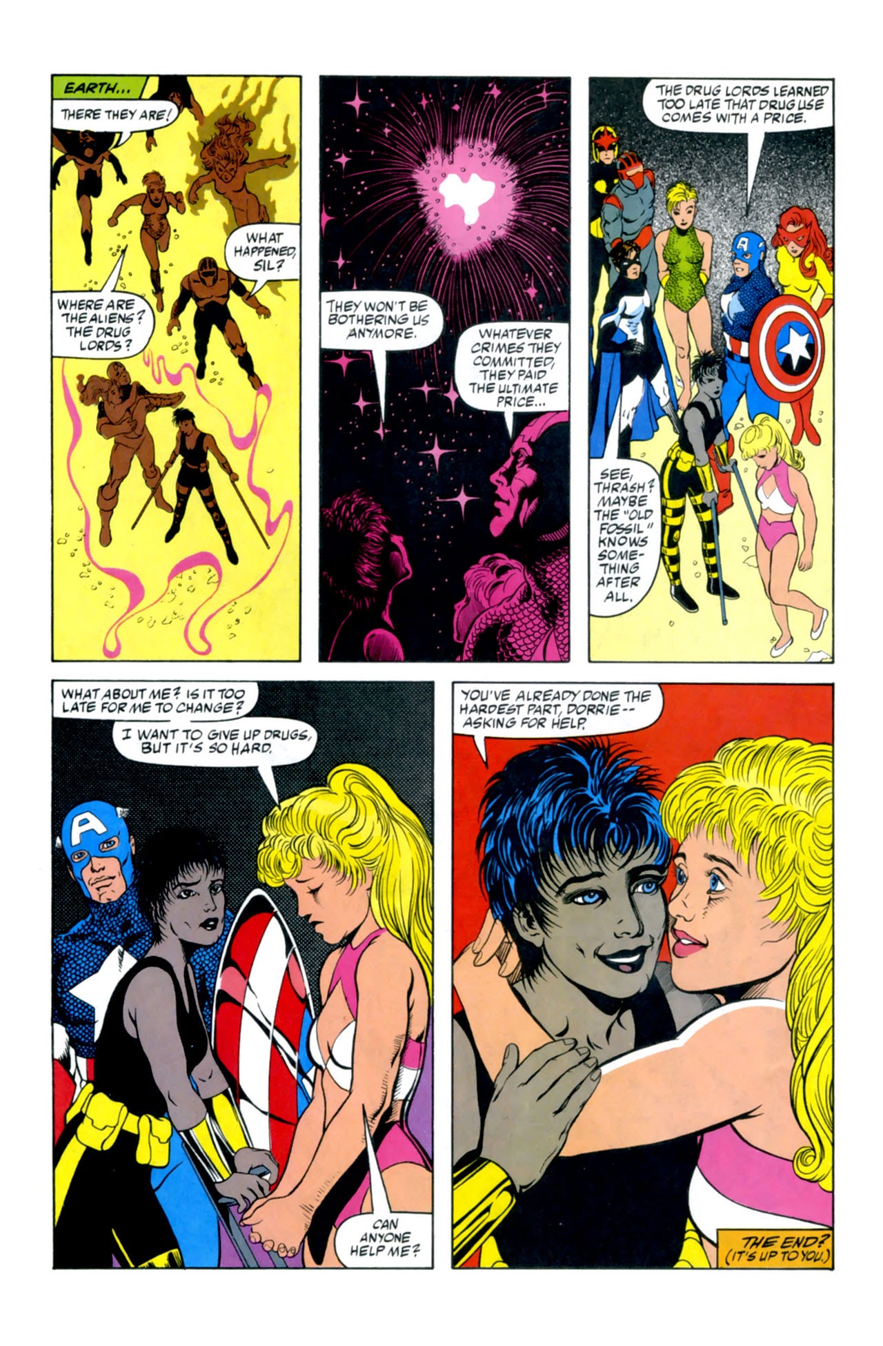 Read online Captain America Goes to War Against Drugs comic -  Issue #2 - 25