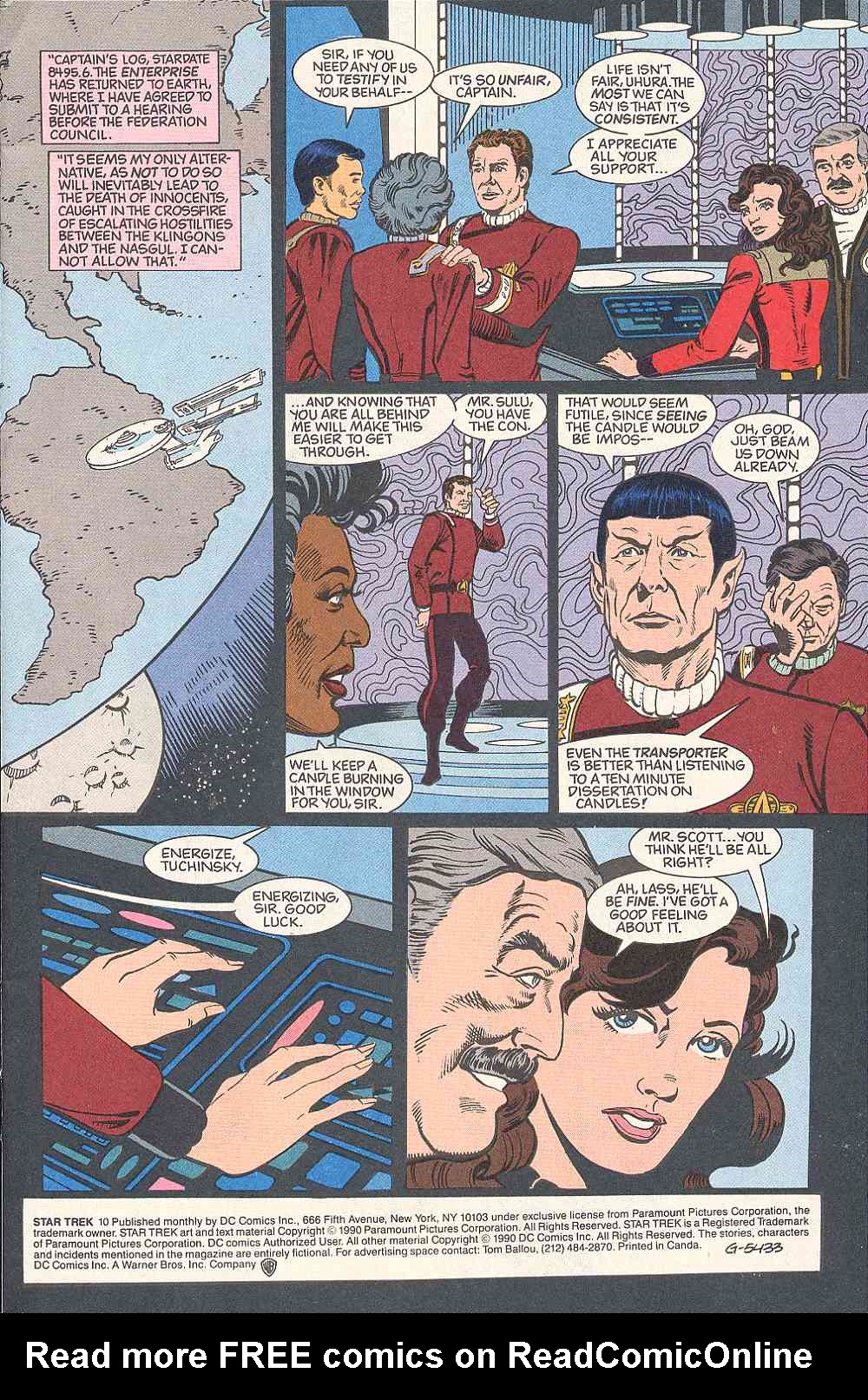 Read online Star Trek (1989) comic -  Issue #10 - 3