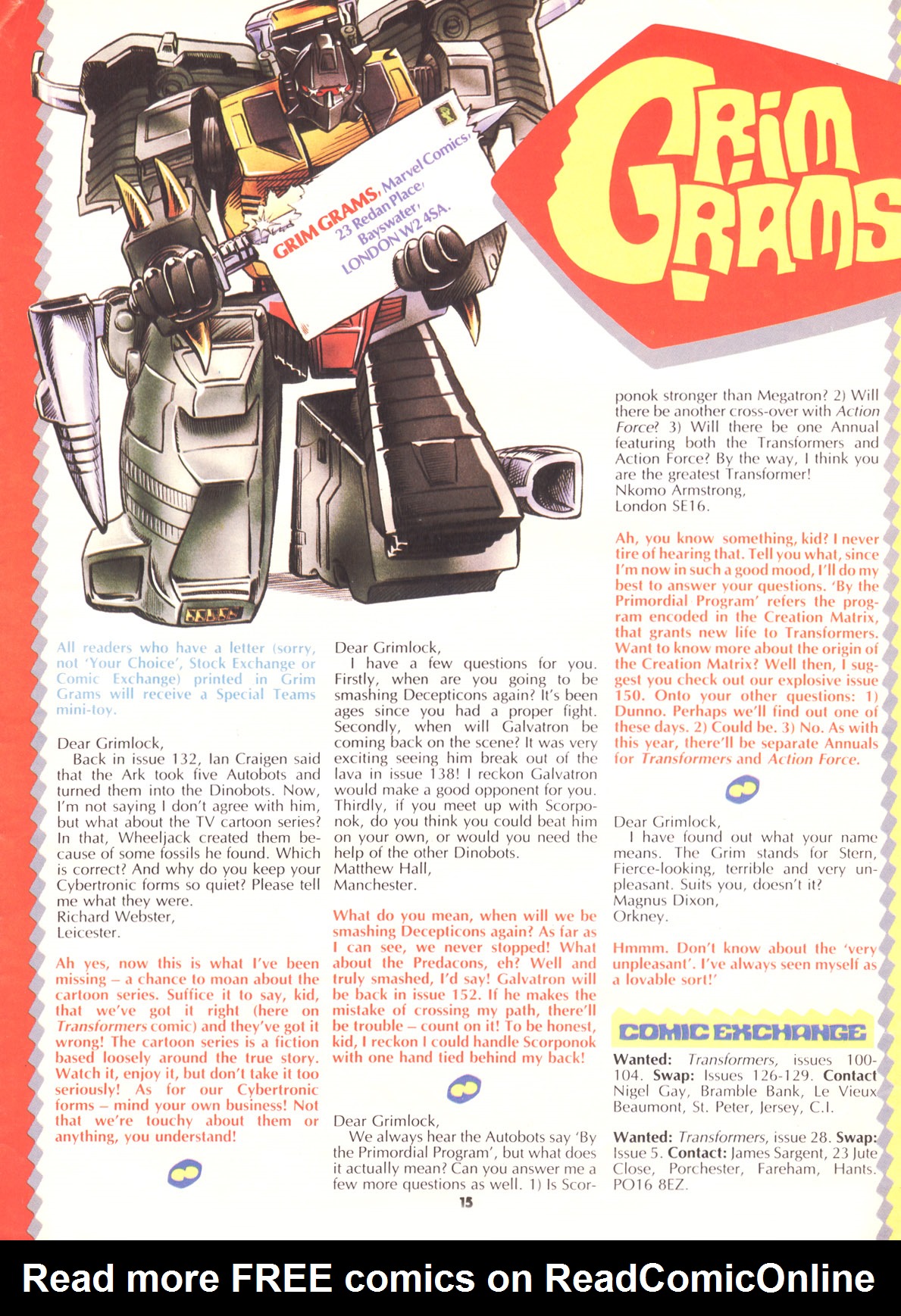 Read online The Transformers (UK) comic -  Issue #146 - 14