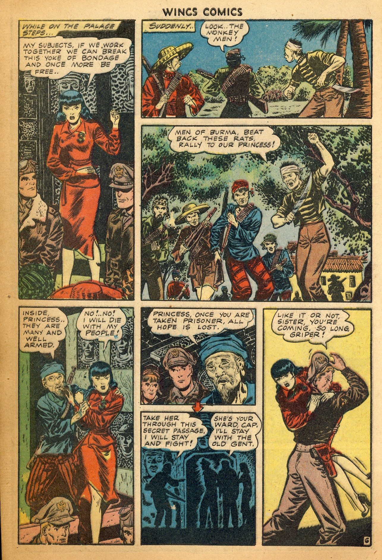 Read online Wings Comics comic -  Issue #52 - 8