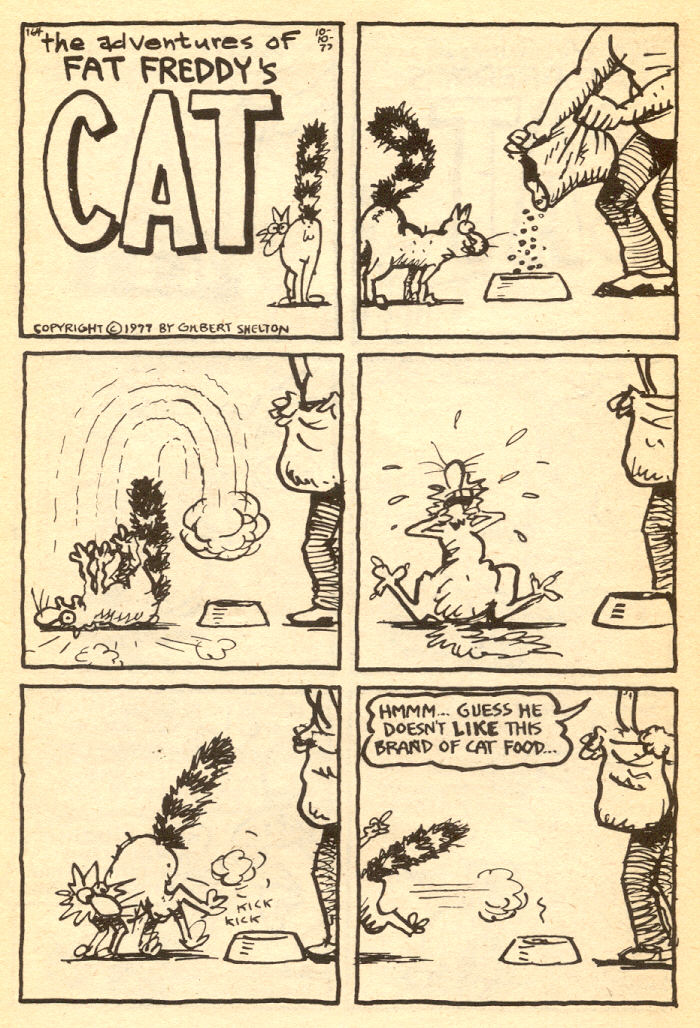 Read online Adventures of Fat Freddy's Cat comic -  Issue #4 - 18