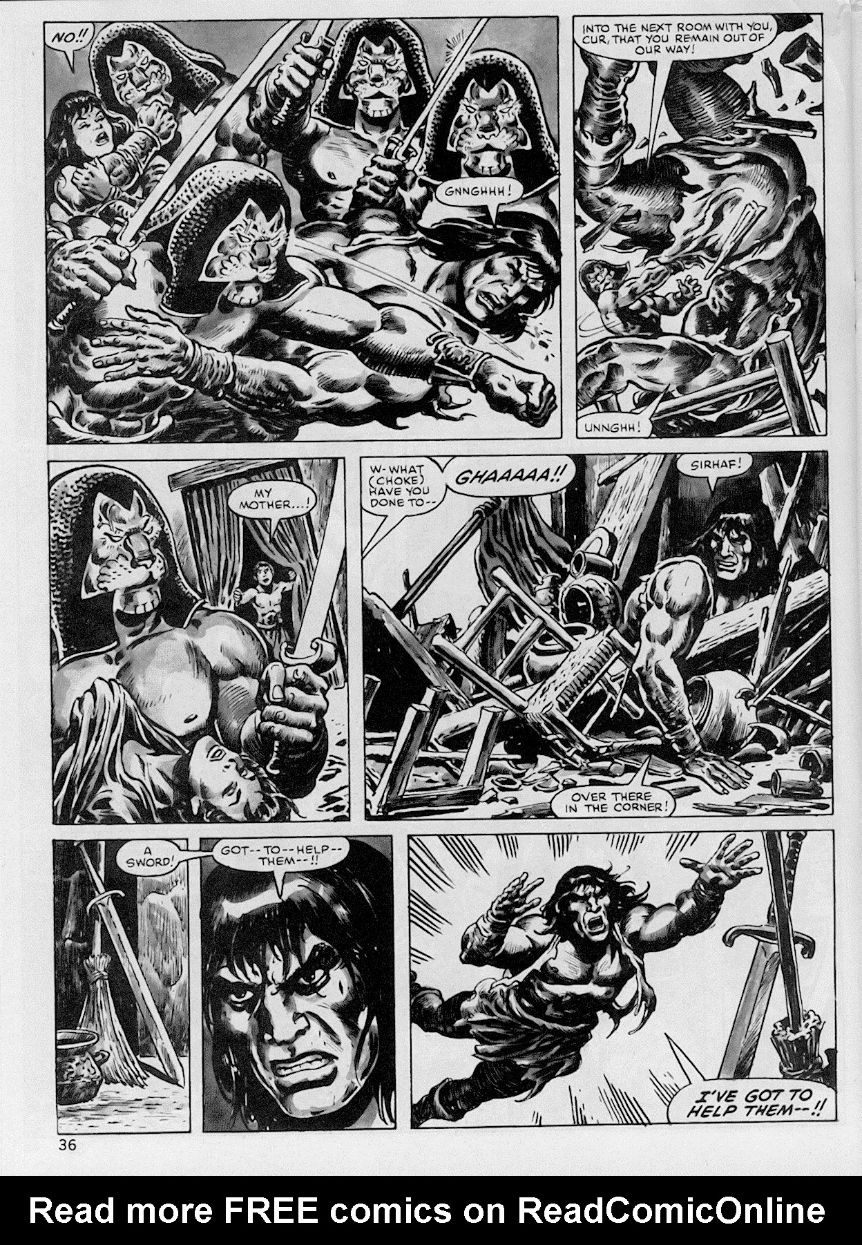 Read online The Savage Sword Of Conan comic -  Issue #102 - 36