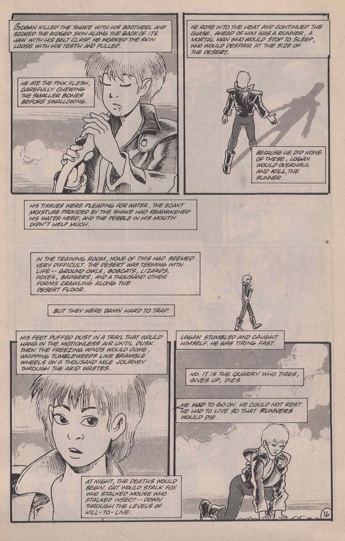 Read online Logan's Run (1990) comic -  Issue #5 - 18