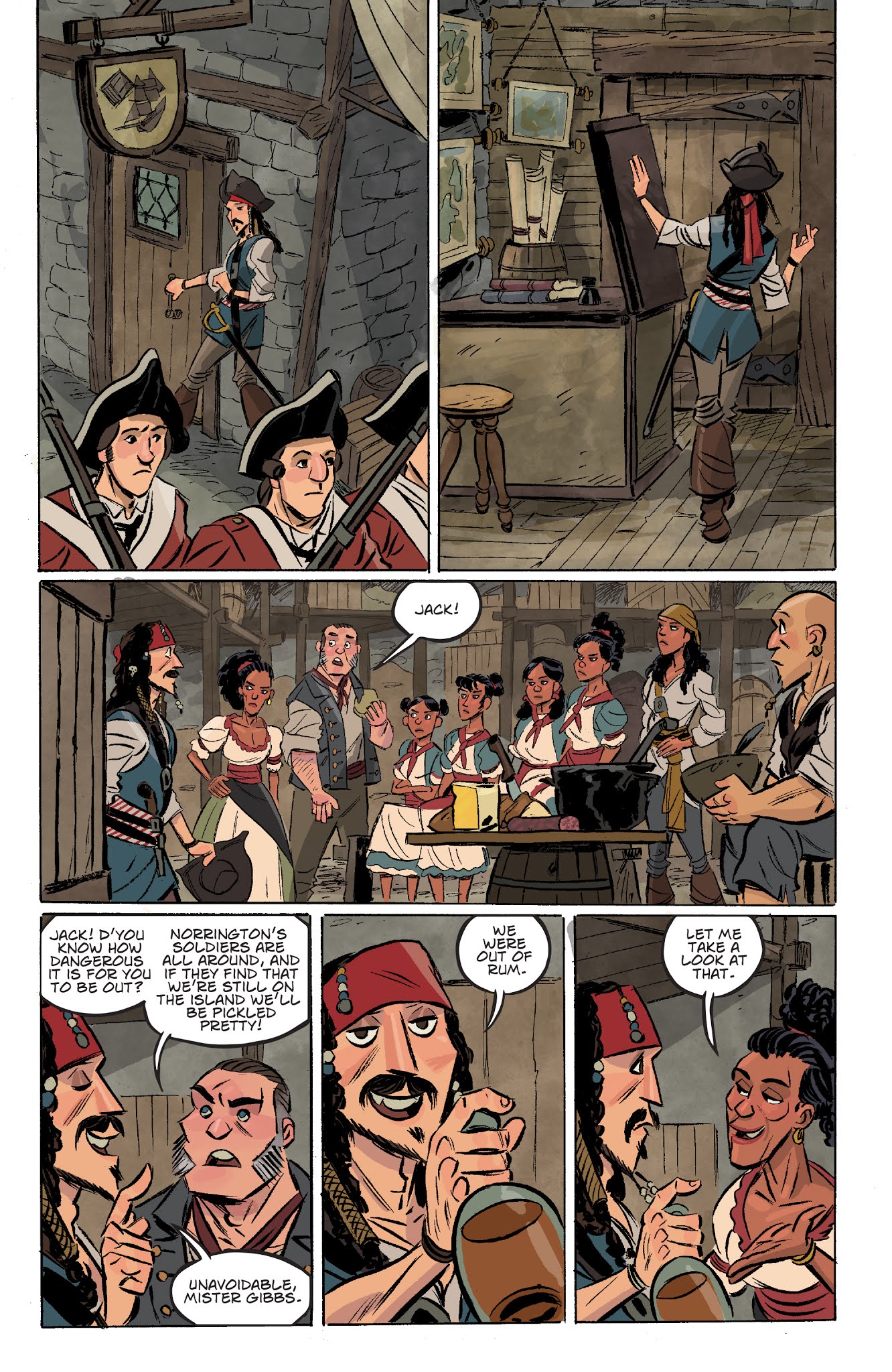 Read online Disney Pirates of the Caribbean comic -  Issue #2 - 4