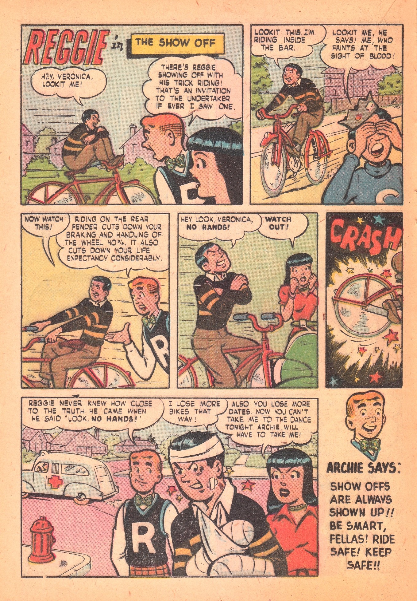 Read online Archie's Rival Reggie comic -  Issue #2 - 16