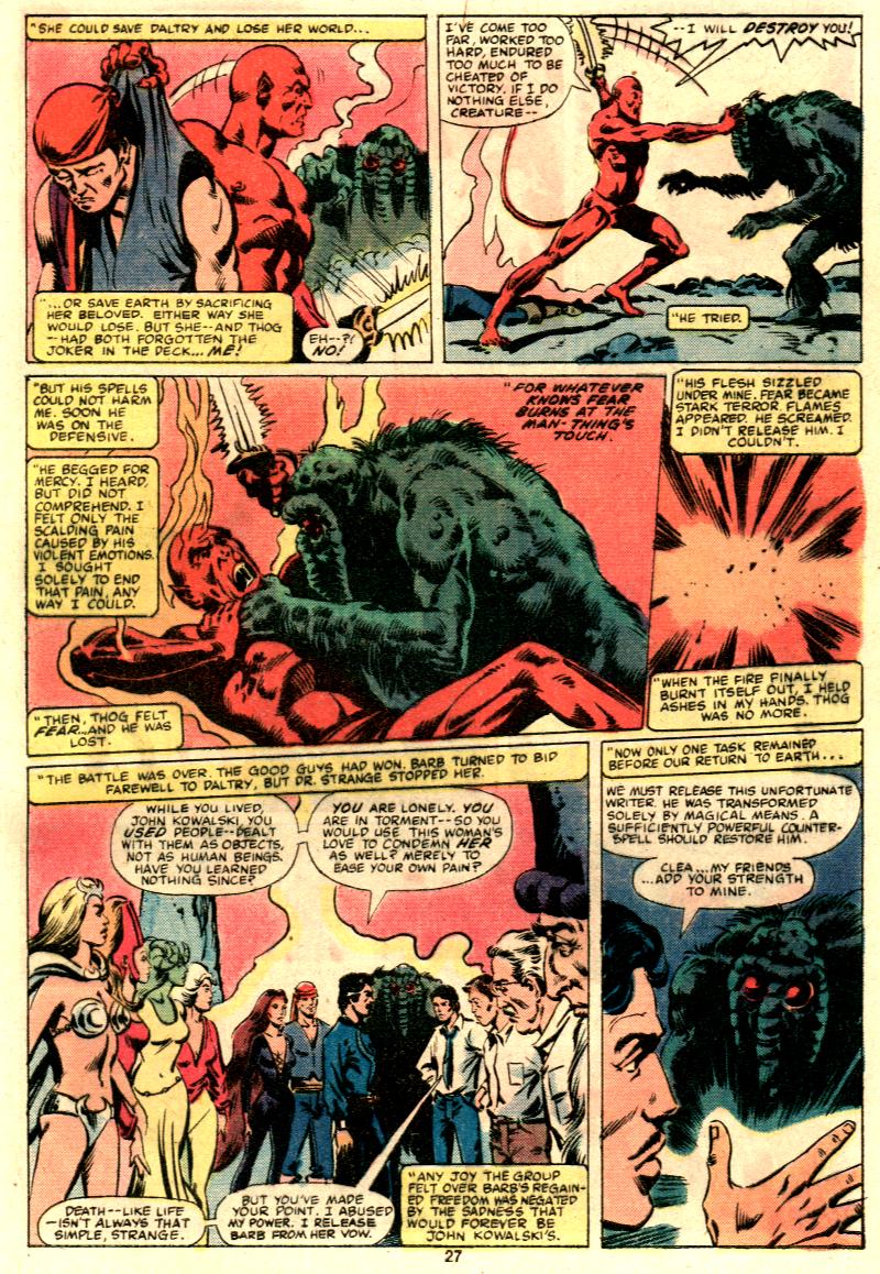 Read online Man-Thing (1979) comic -  Issue #11 - 21